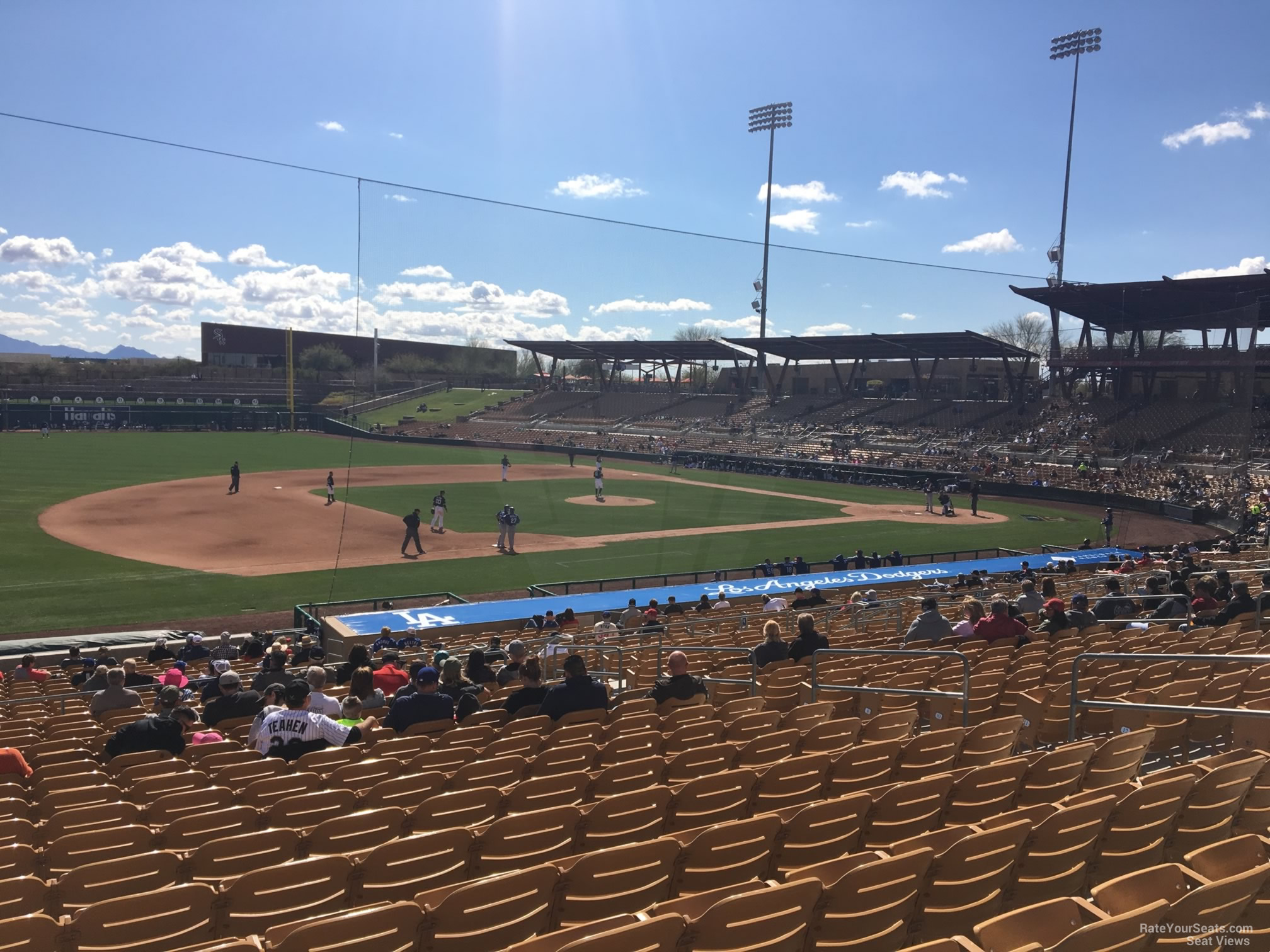 section 125, row 19 seat view  - camelback ranch