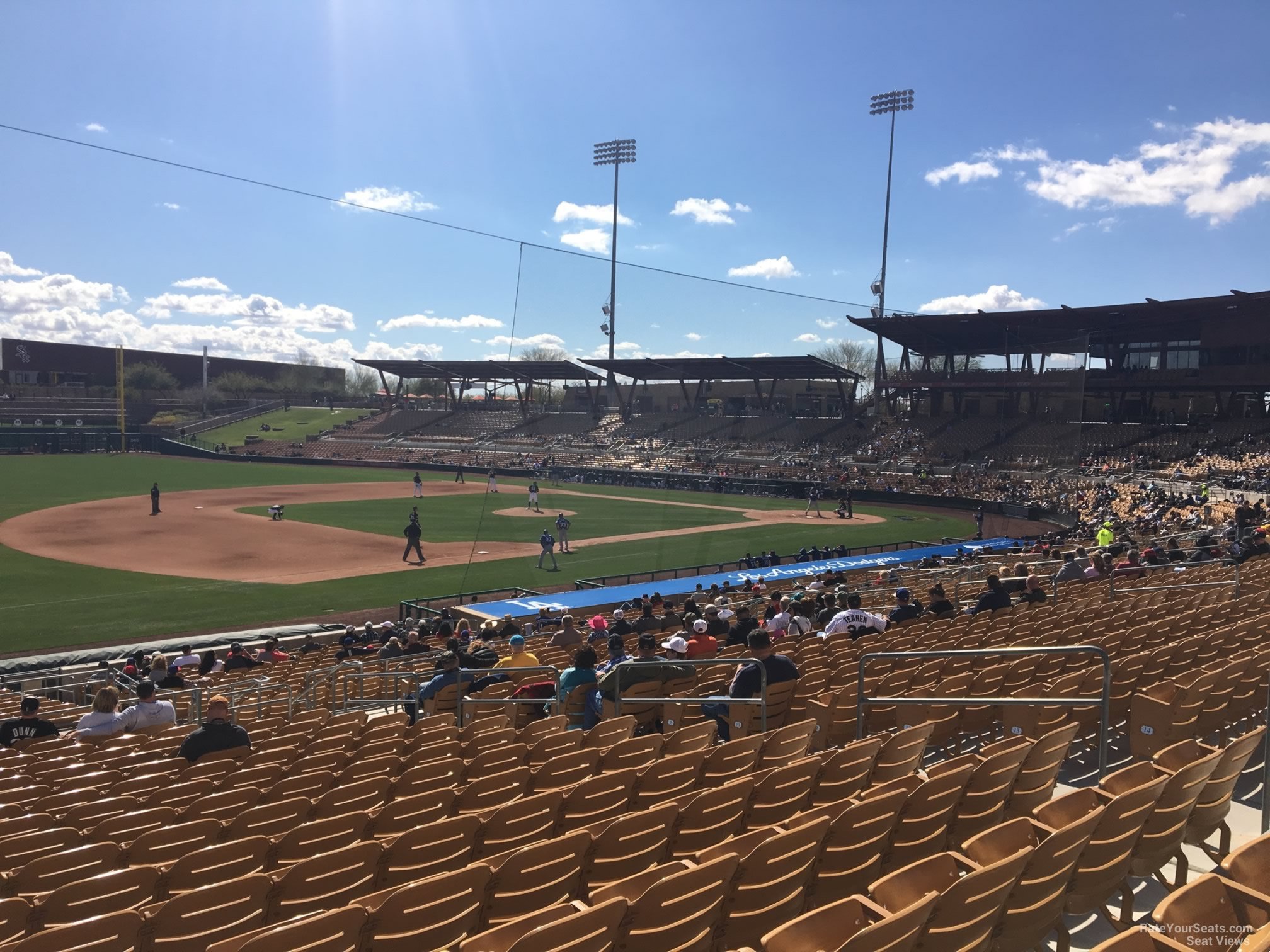 section 126, row 19 seat view  - camelback ranch
