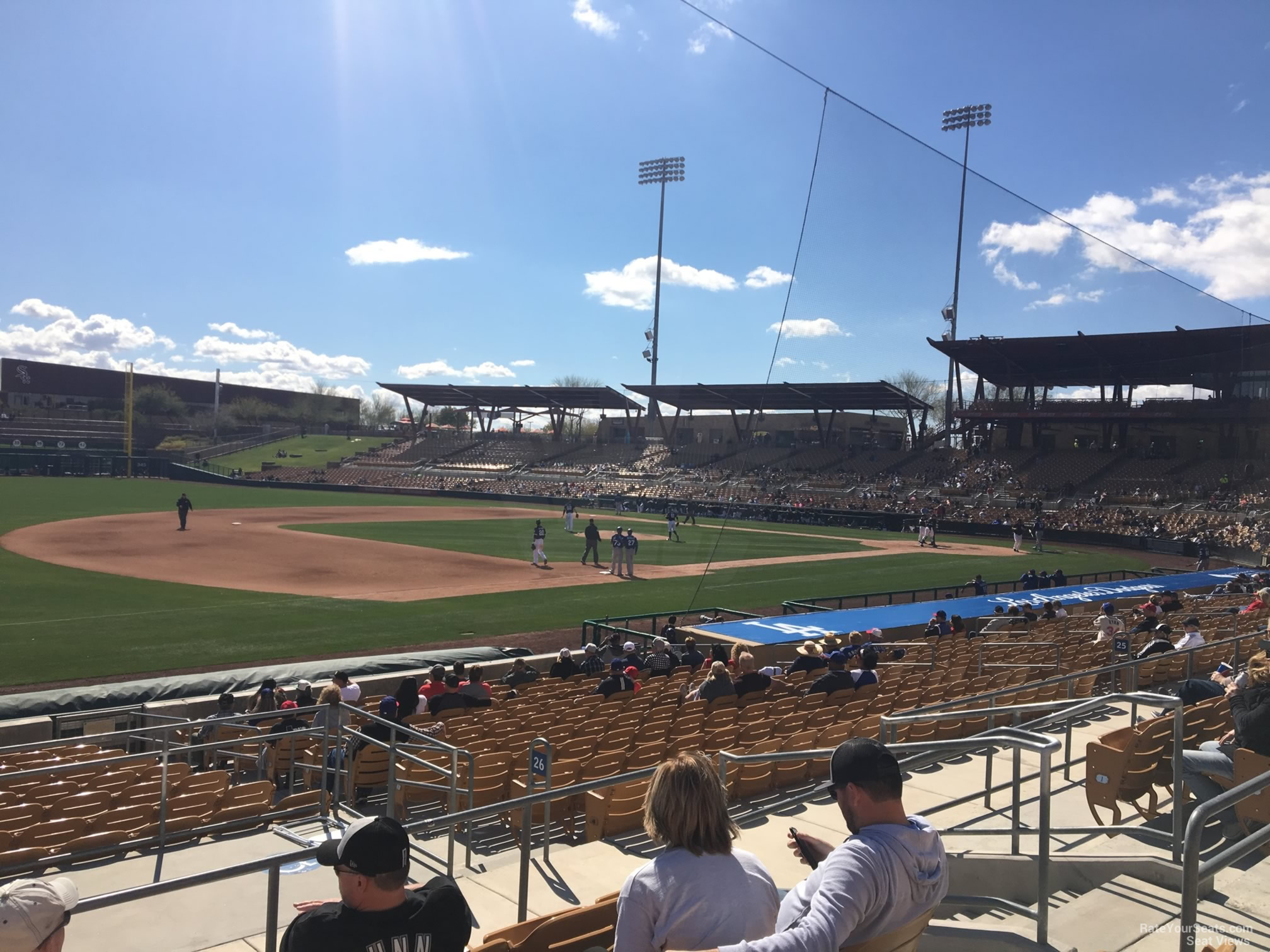 section 126, row 5 seat view  - camelback ranch