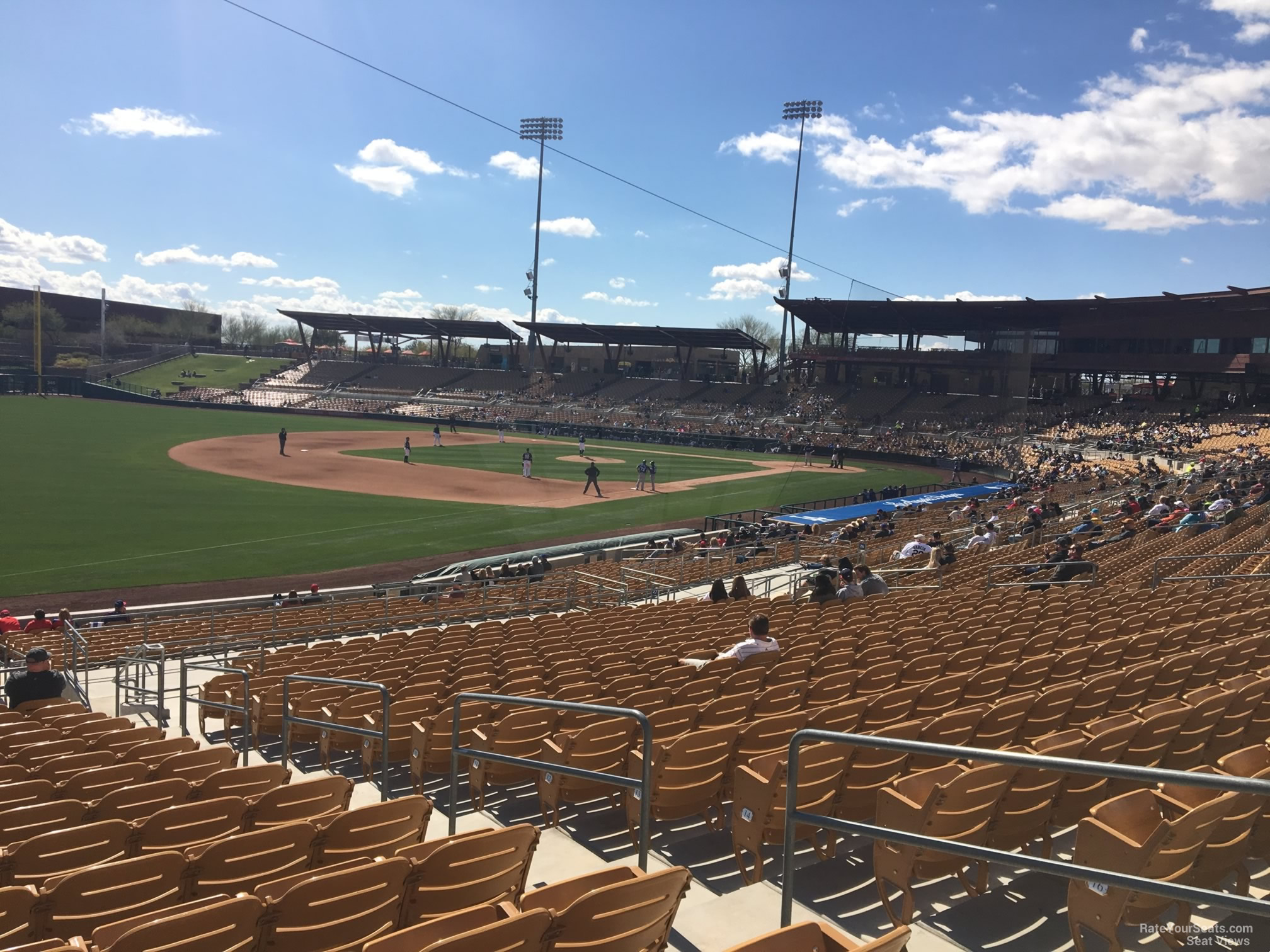 section 128, row 19 seat view  - camelback ranch