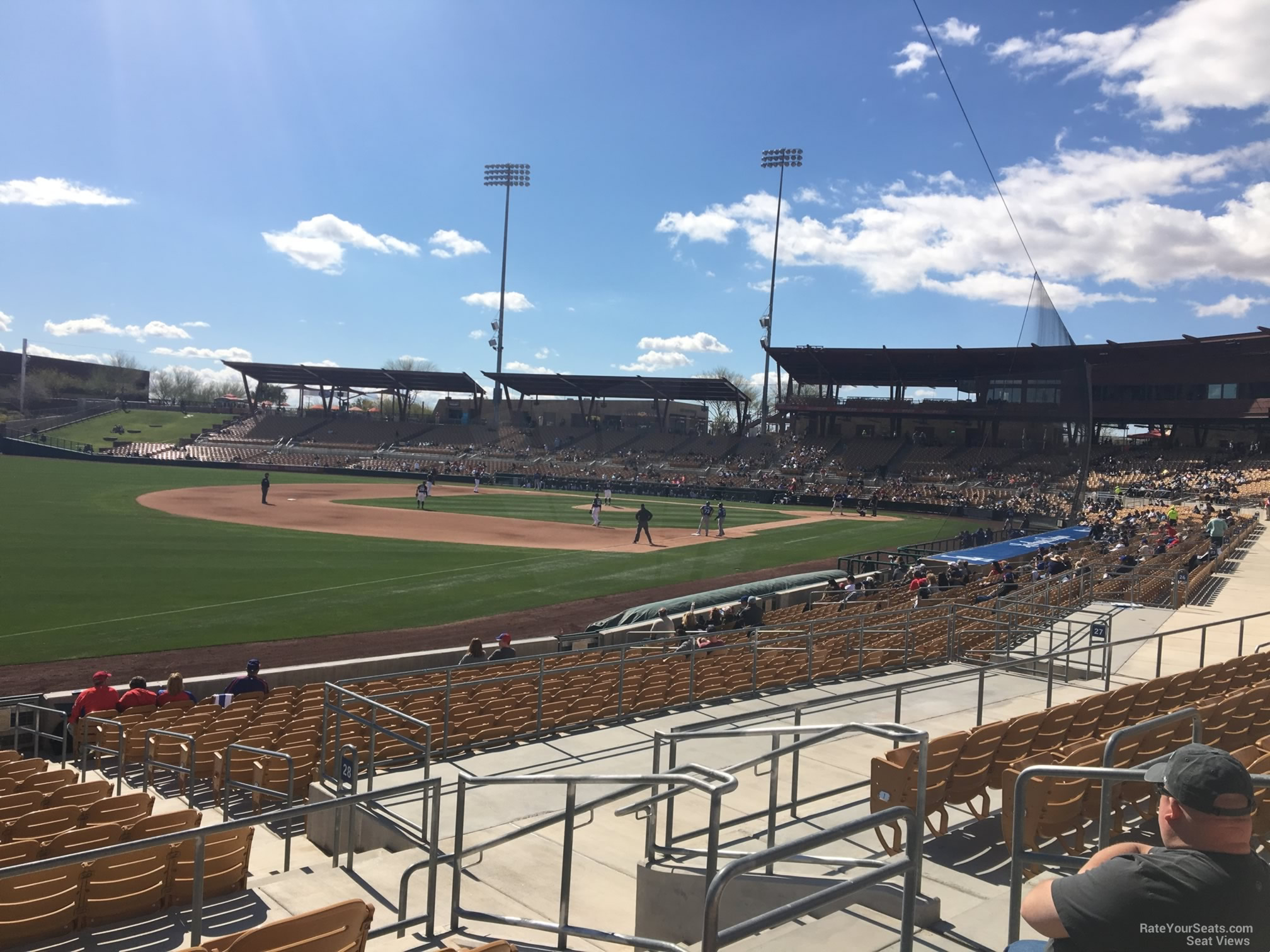 section 128, row 5 seat view  - camelback ranch