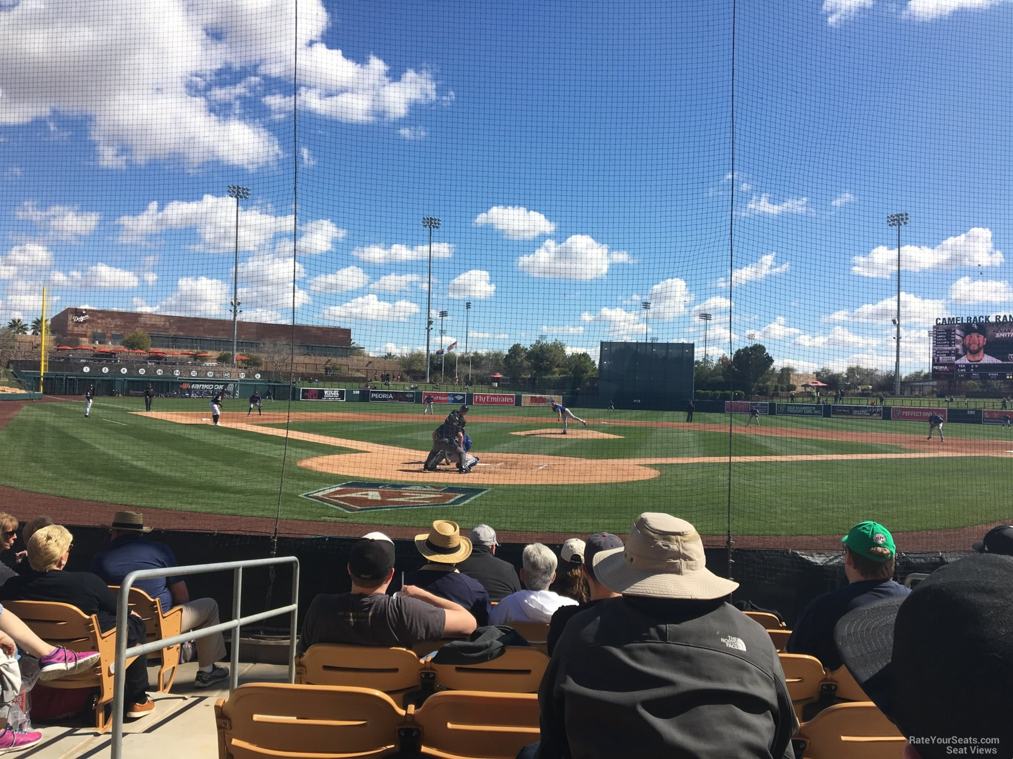 section 14, row 6 seat view  - camelback ranch
