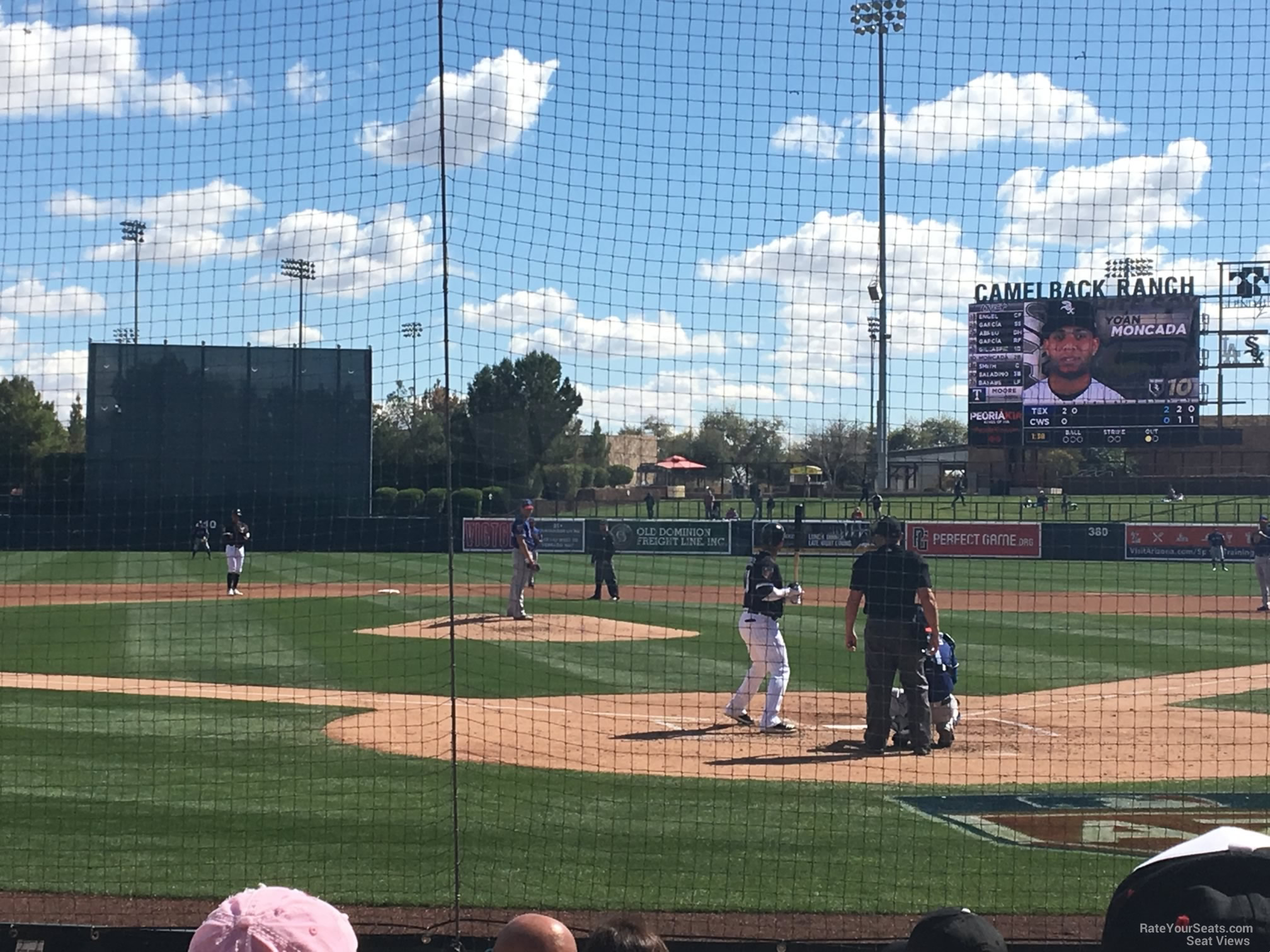 section 16, row 6 seat view  - camelback ranch
