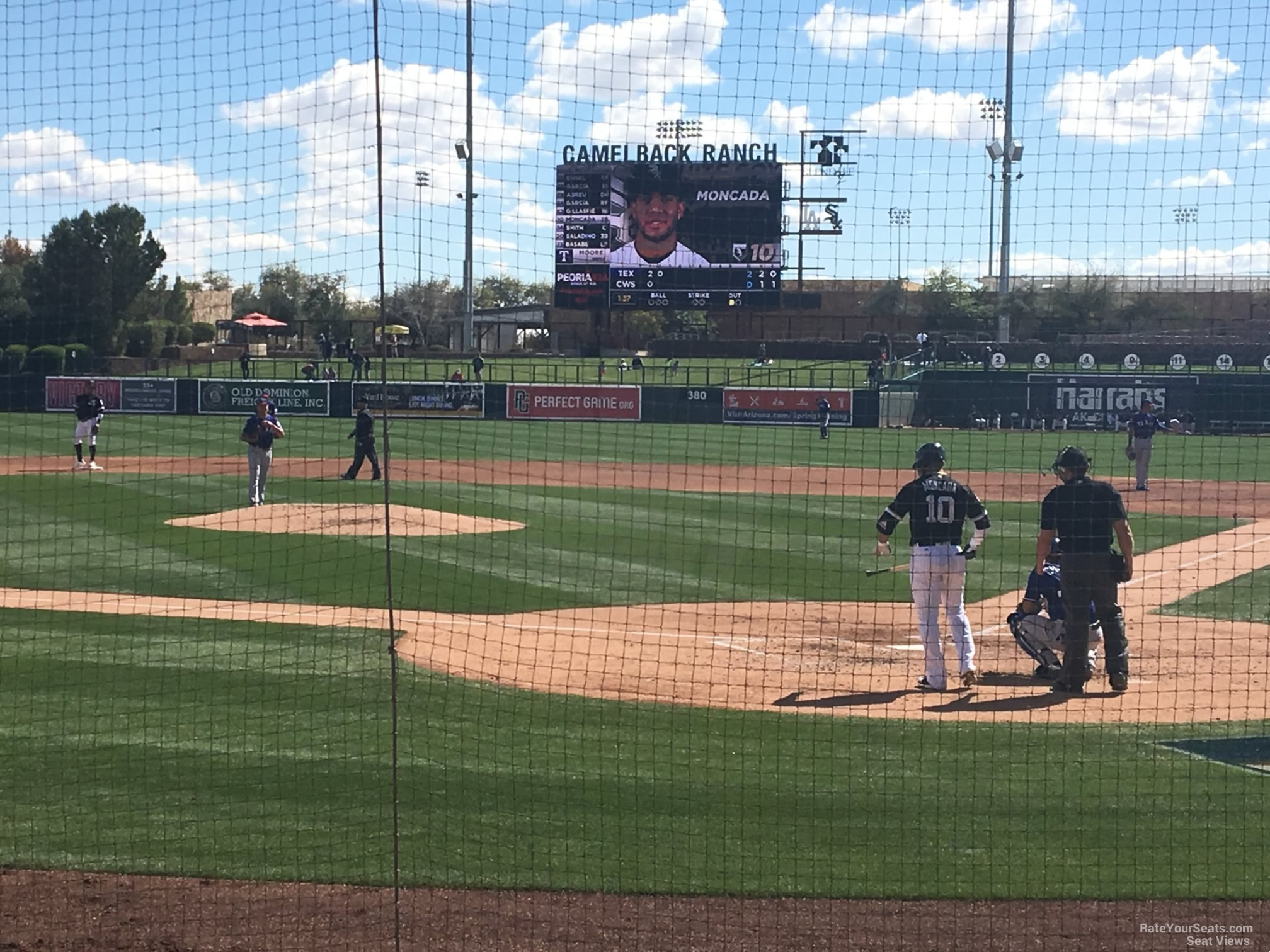 section 17, row 6 seat view  - camelback ranch