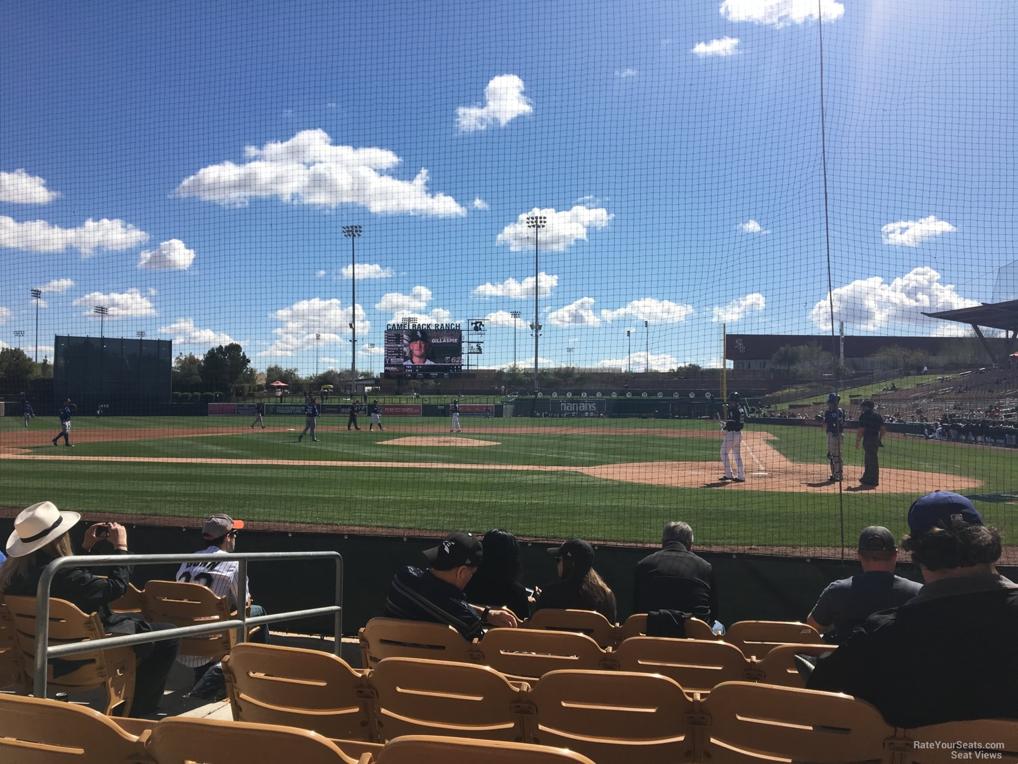 section 18, row 6 seat view  - camelback ranch