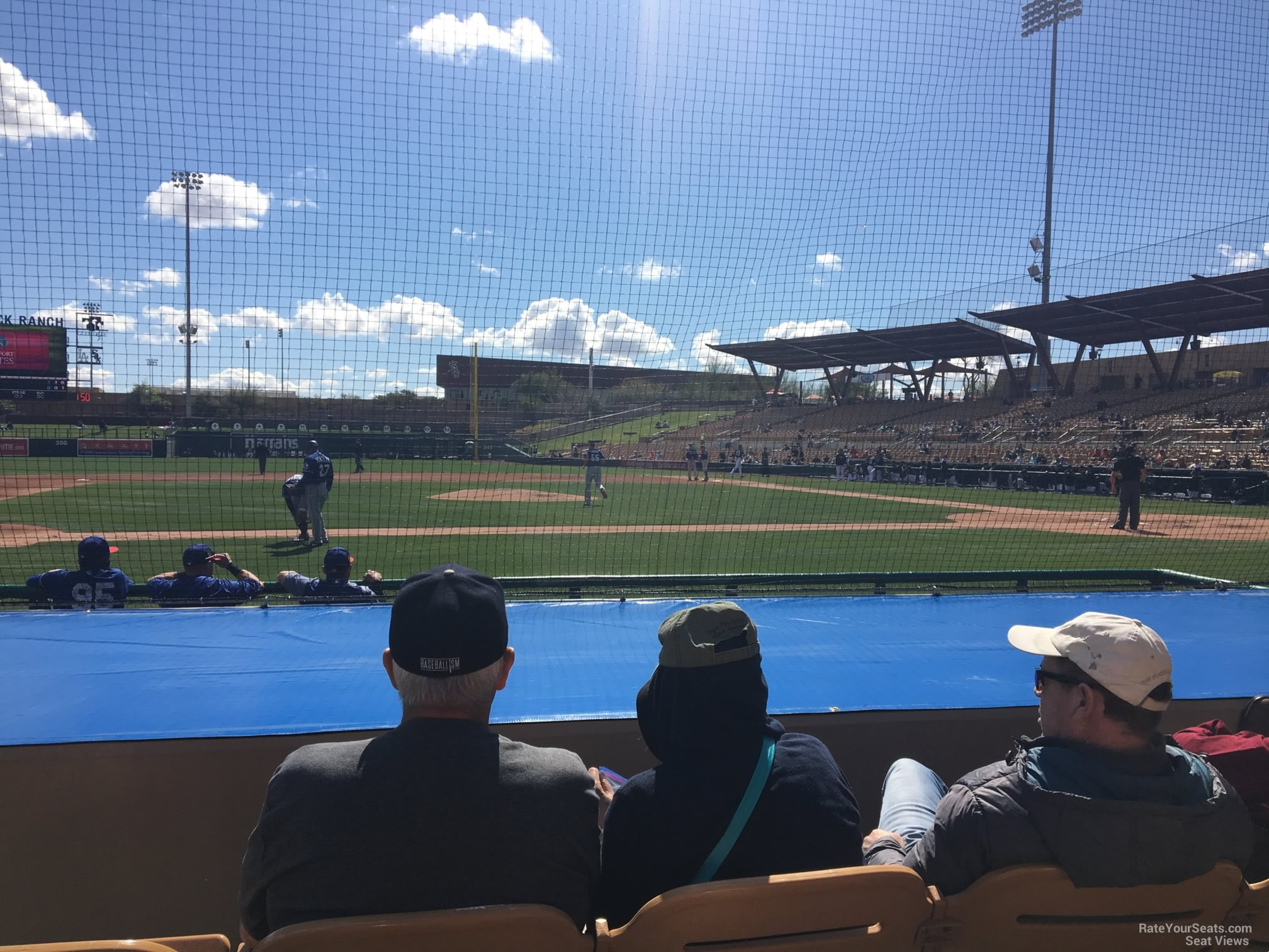 section 21, row 6 seat view  - camelback ranch