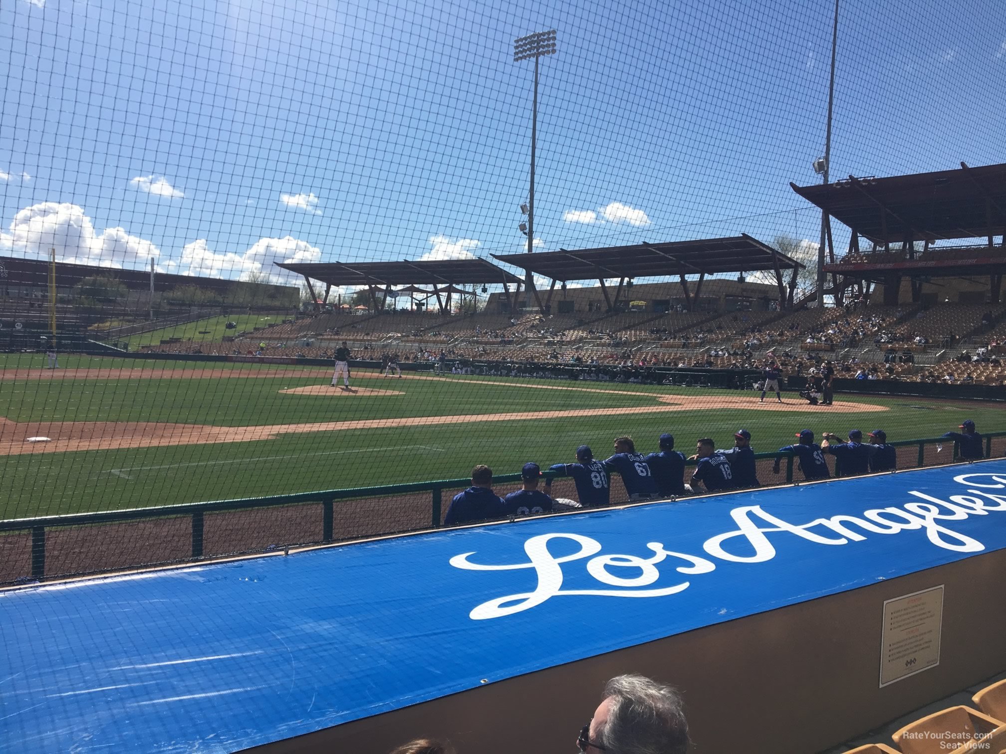 section 23, row 6 seat view  - camelback ranch
