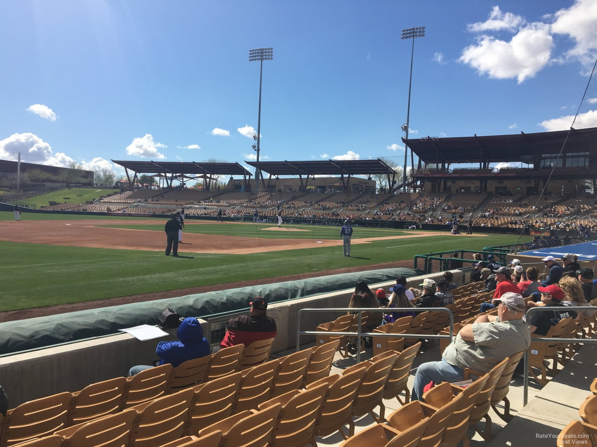 section 26, row 6 seat view  - camelback ranch