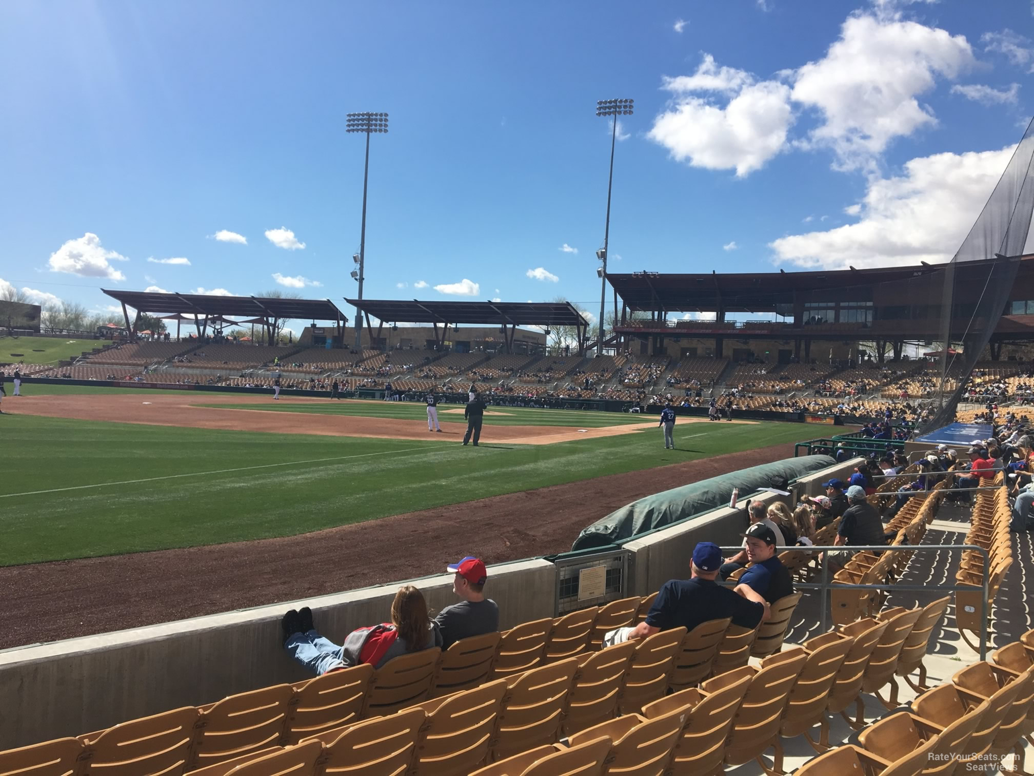 section 27, row 6 seat view  - camelback ranch