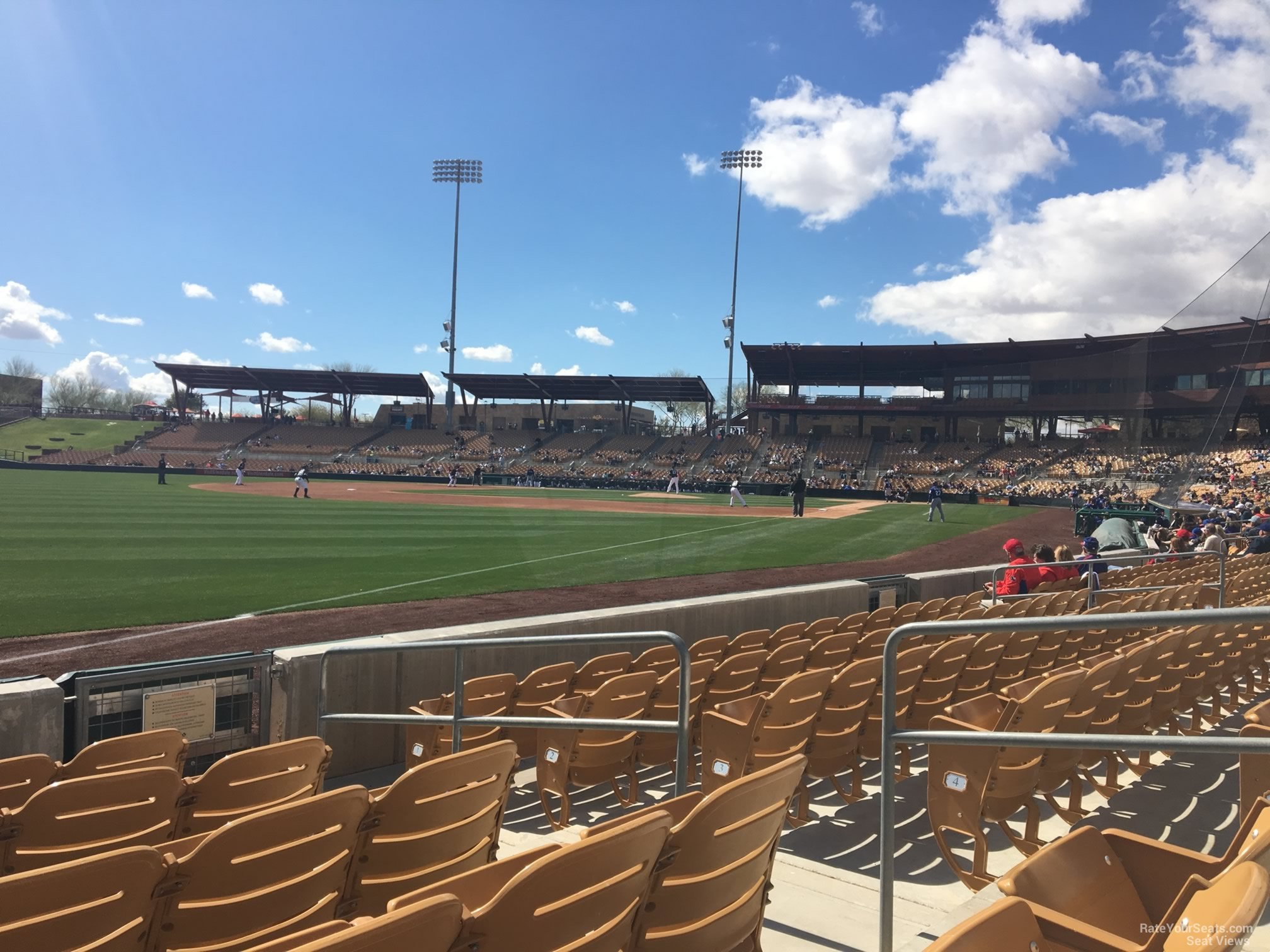 section 29, row 6 seat view  - camelback ranch