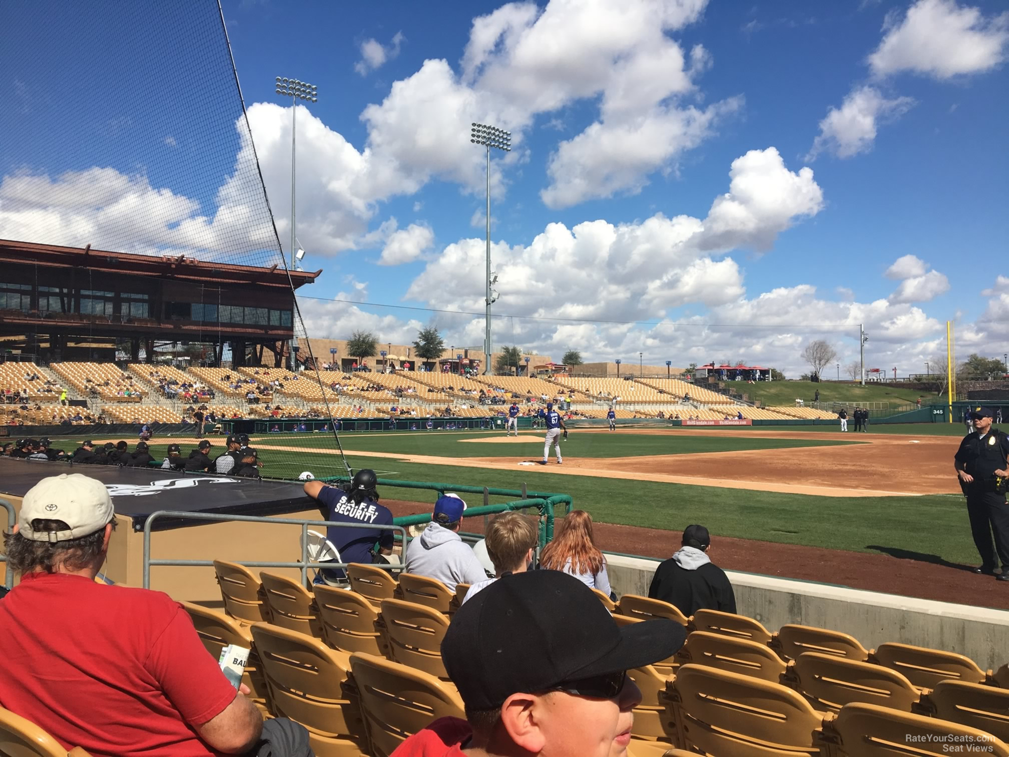 section 5, row 6 seat view  - camelback ranch