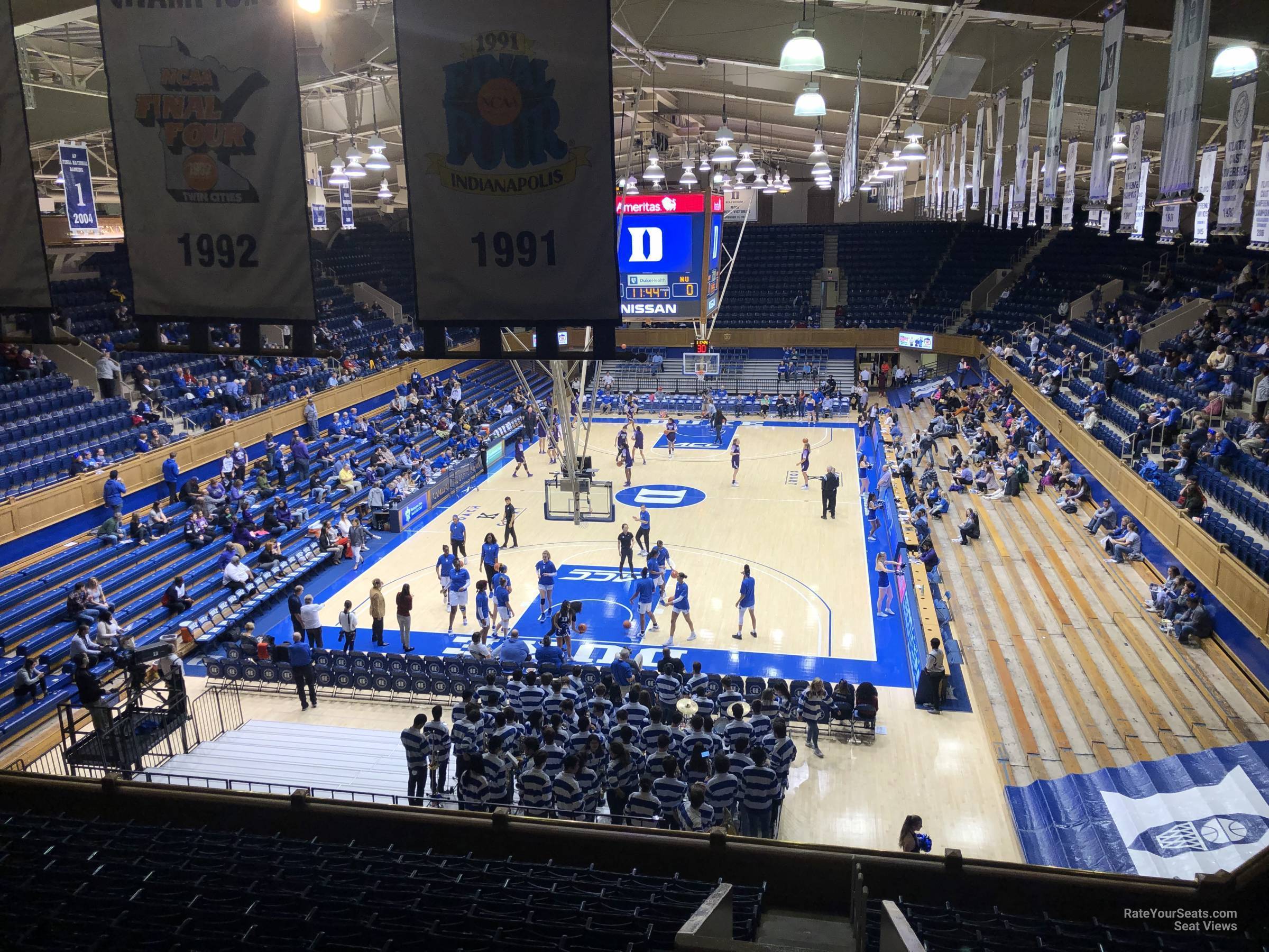 Cameron Indoor Stadium Seating Chart With Rows And Seat Numbers