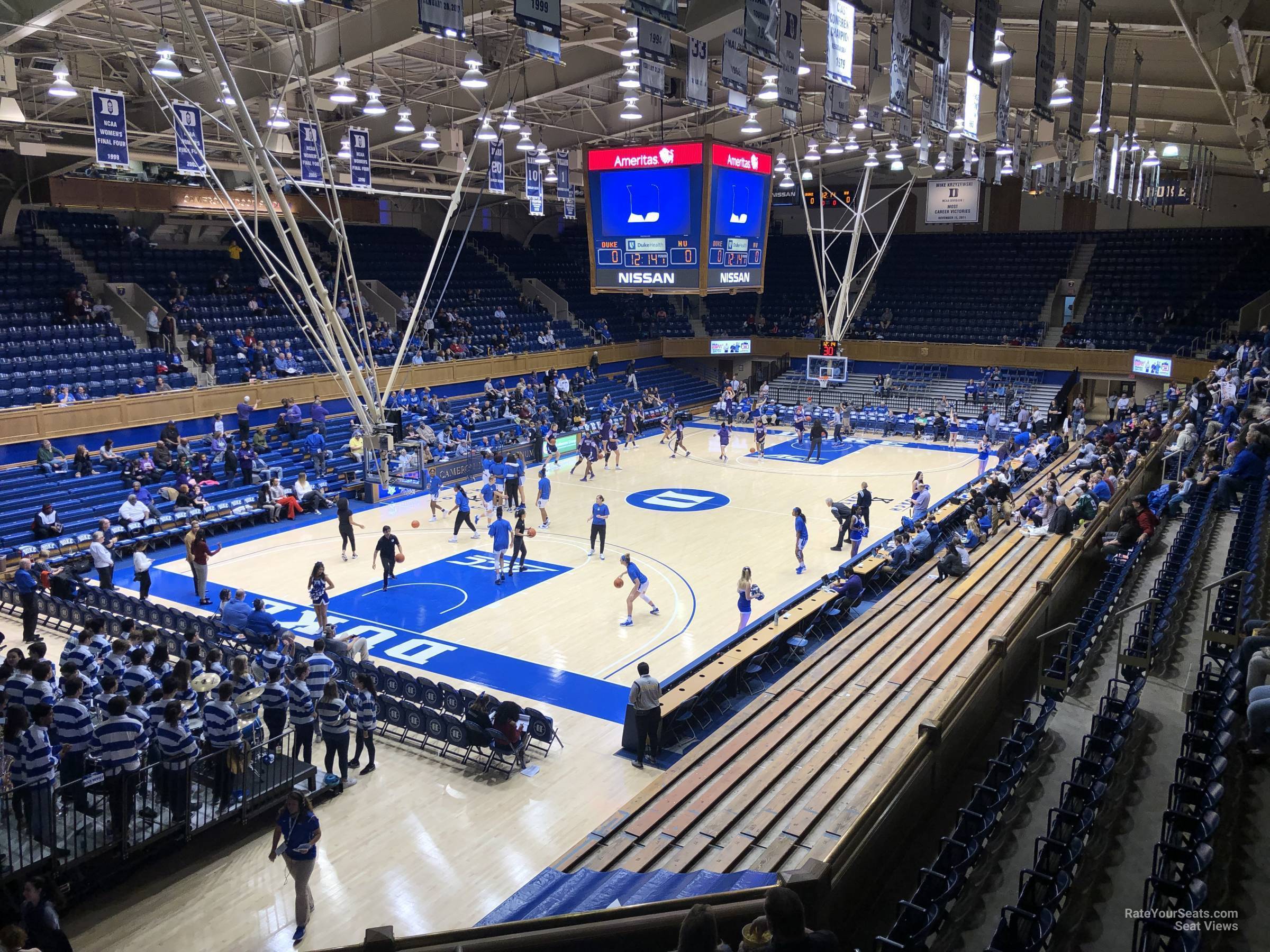 Cameron Indoor Stadium Seating Chart With Rows And Seat Numbers