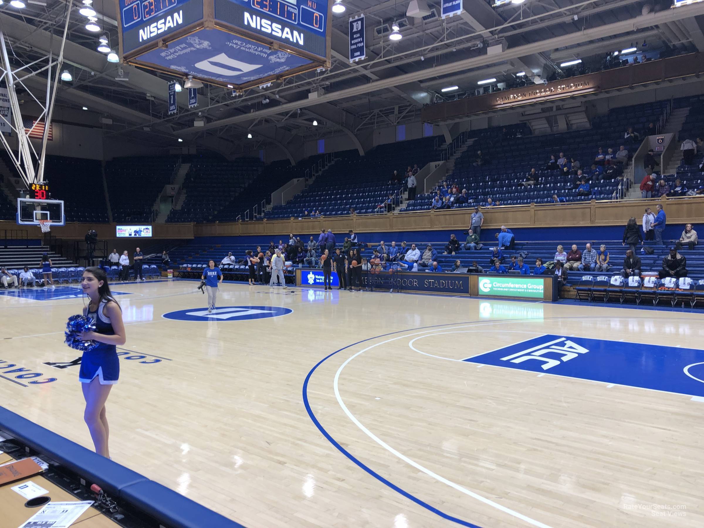 Cameron Indoor Stadium Interactive Seating Chart: A Visual Reference of ...