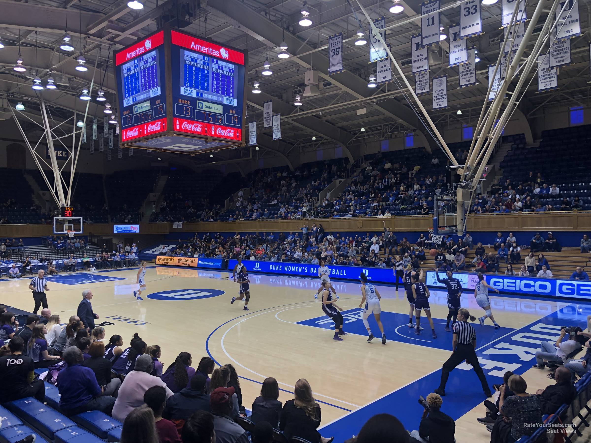 Section 19 At Cameron Indoor Stadium