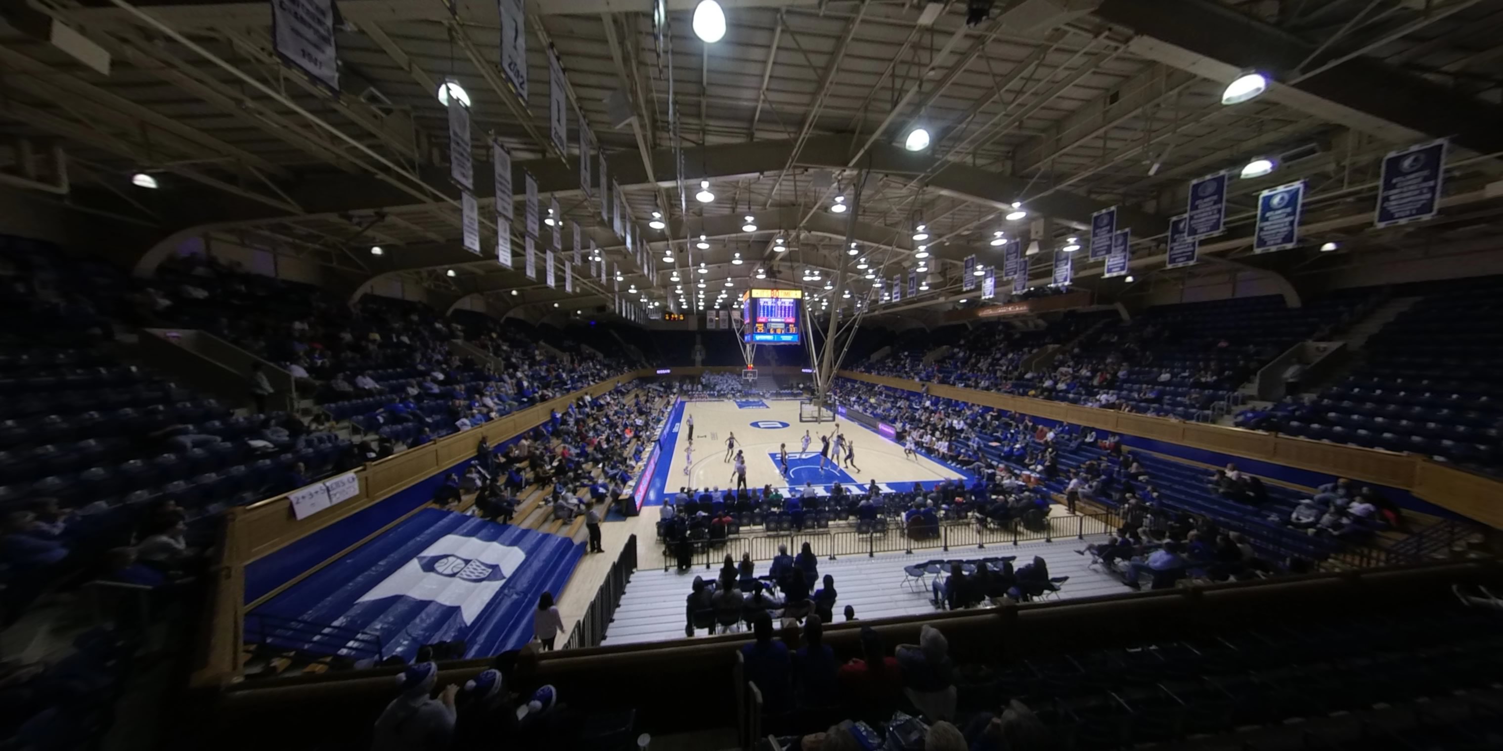 section 2 panoramic seat view  - cameron indoor stadium