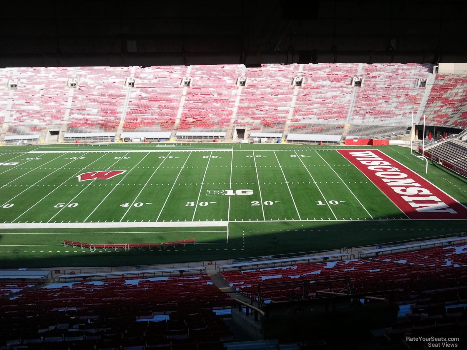 section d, row 69 seat view  for football - camp randall stadium