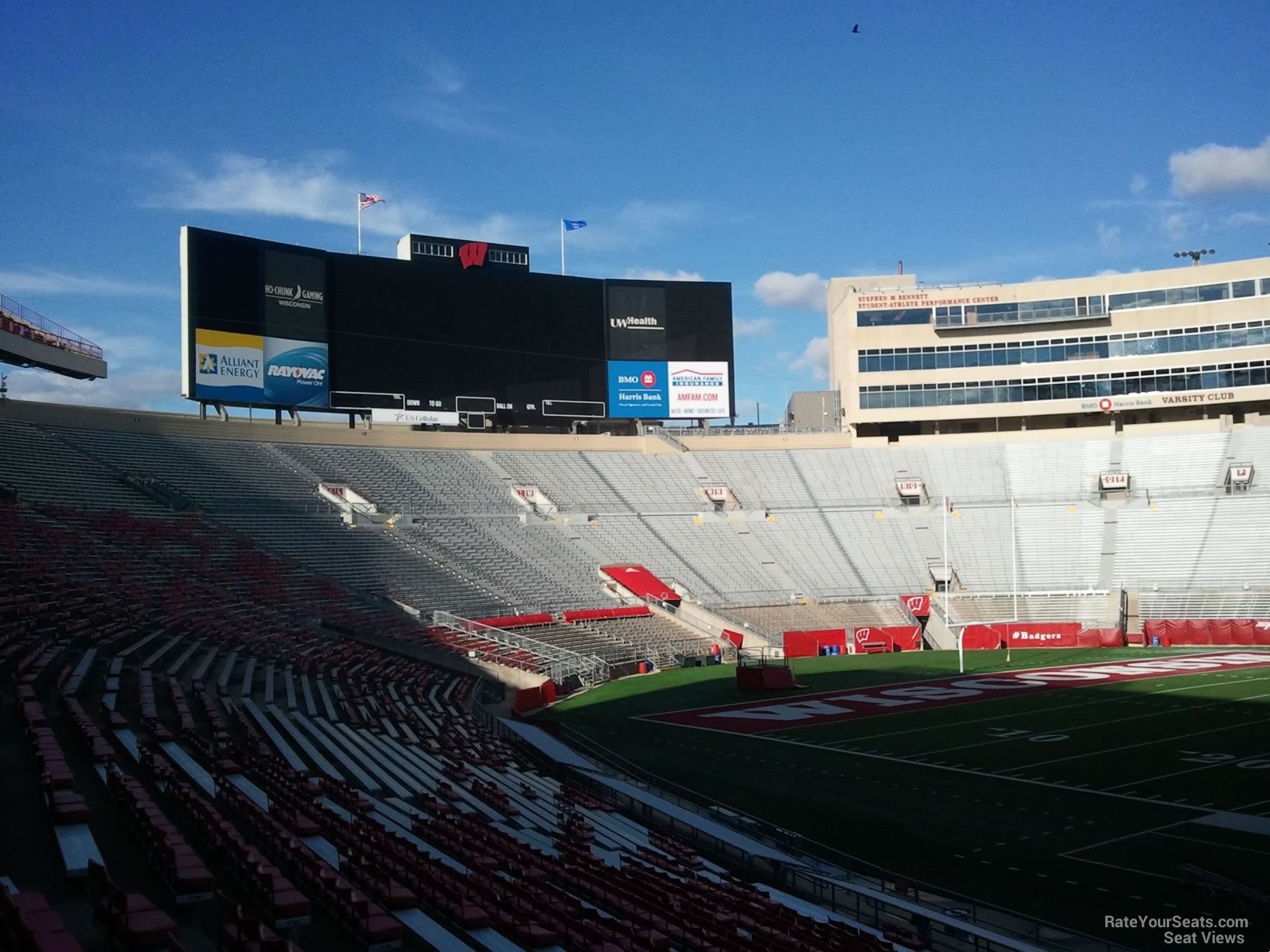 camp randall stadium scoreboard