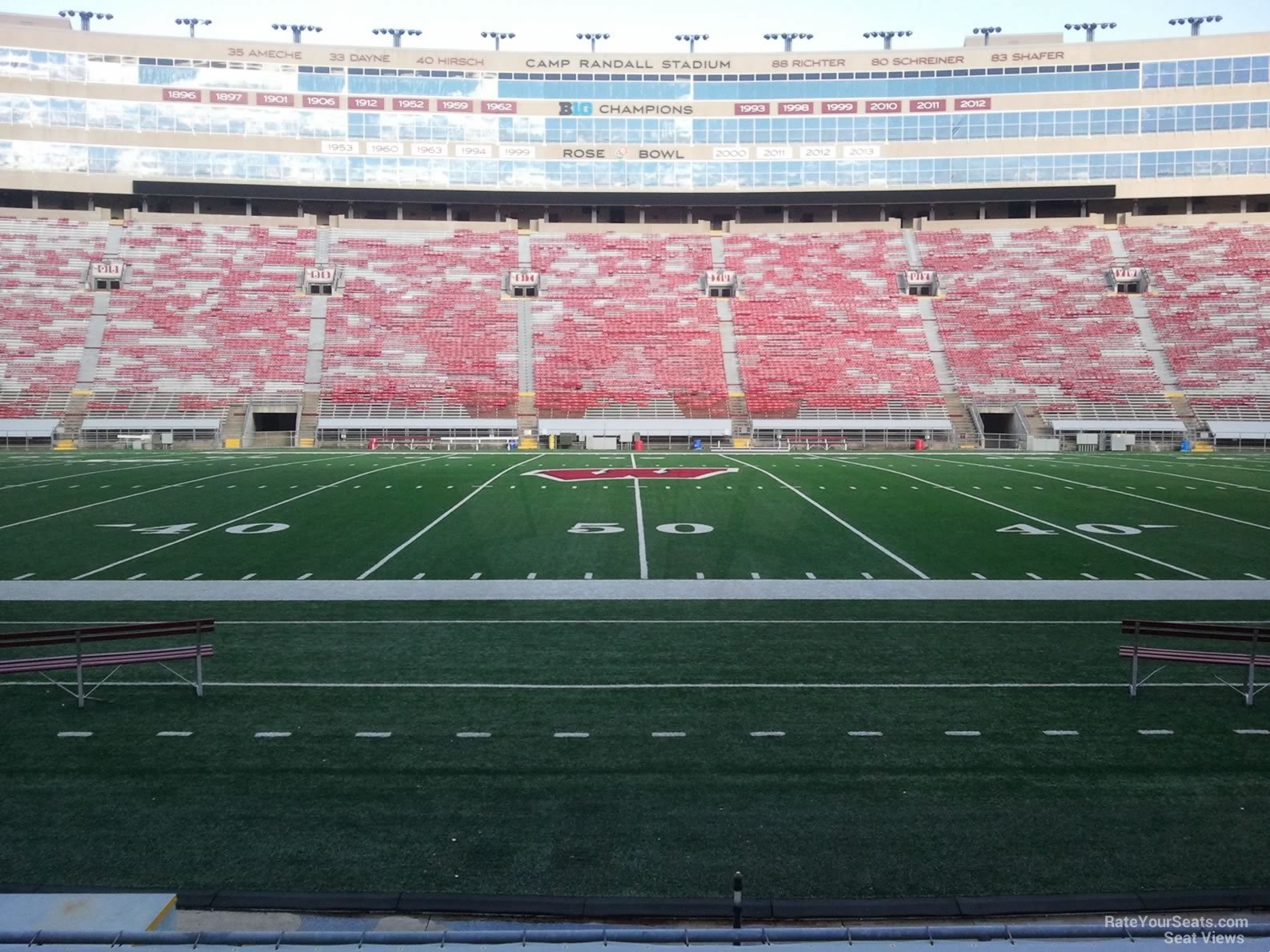 Camp Randall Stadium Seating Chart Rows Matttroy