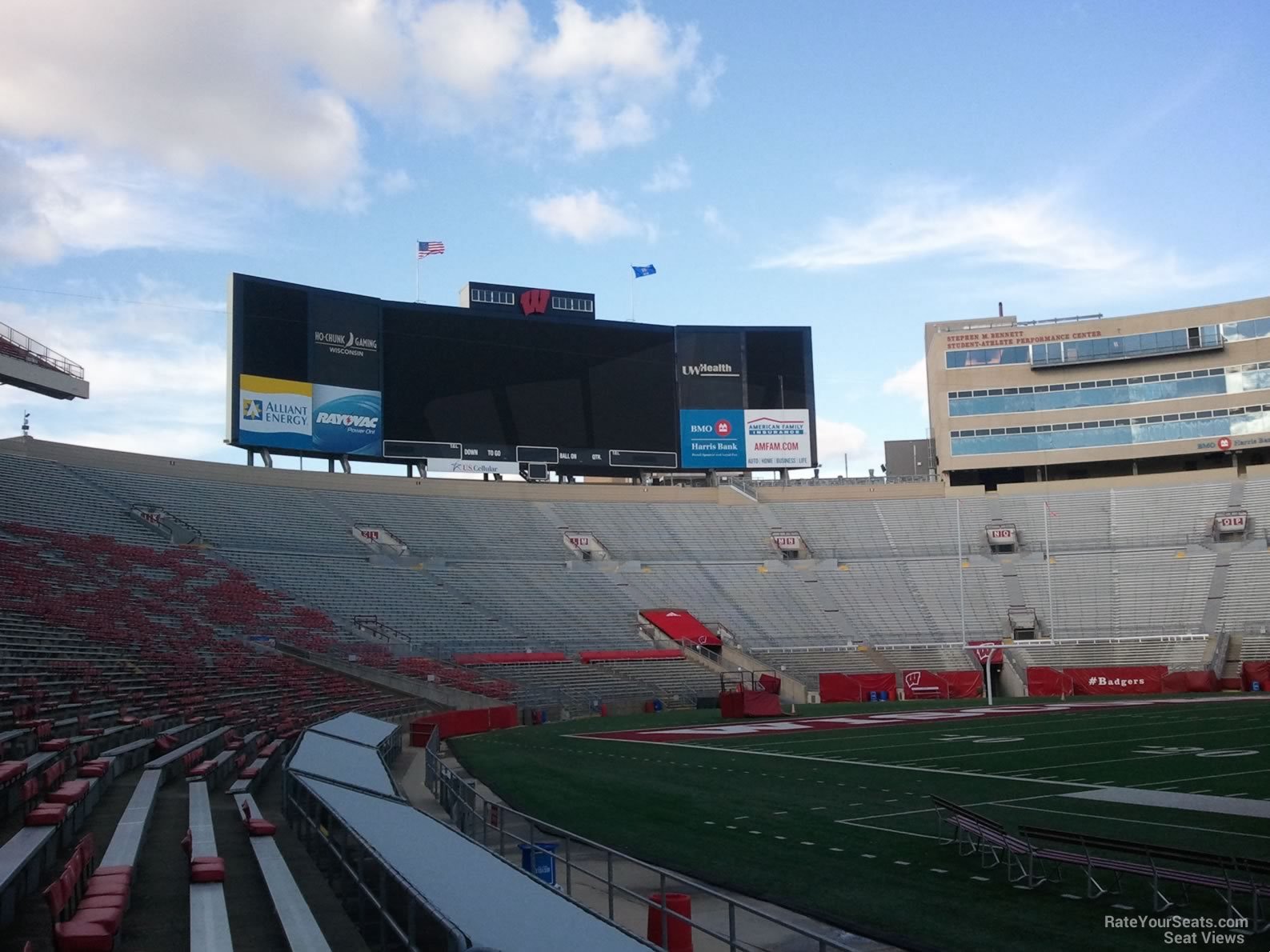 Camp Randall Stadium Seating Chart Row Numbers Elcho Table