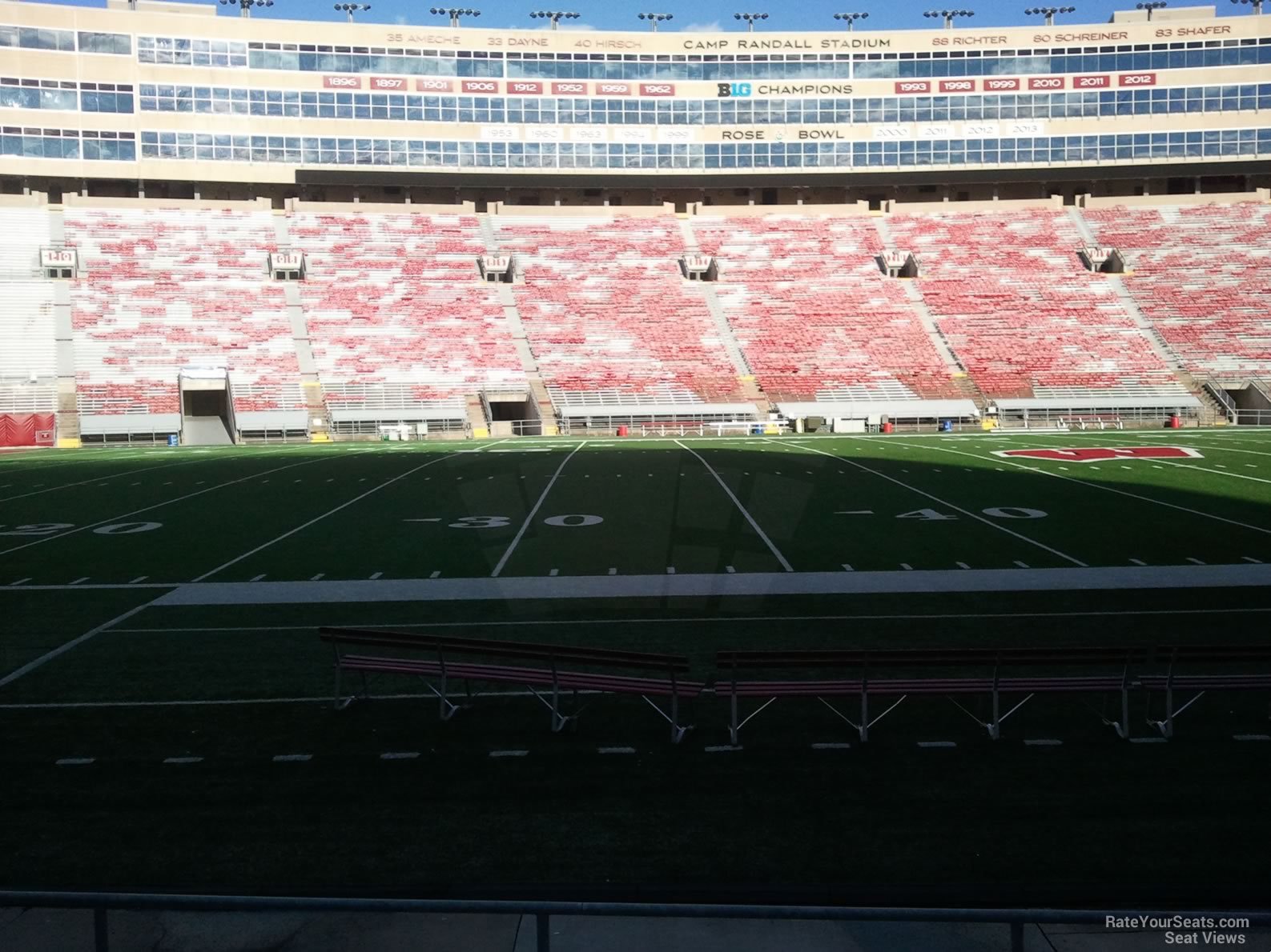 Camp Randall Seating Chart With Rows Matttroy