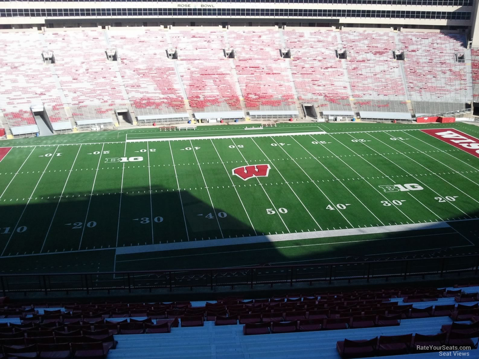 section gg, row 22 seat view  for football - camp randall stadium