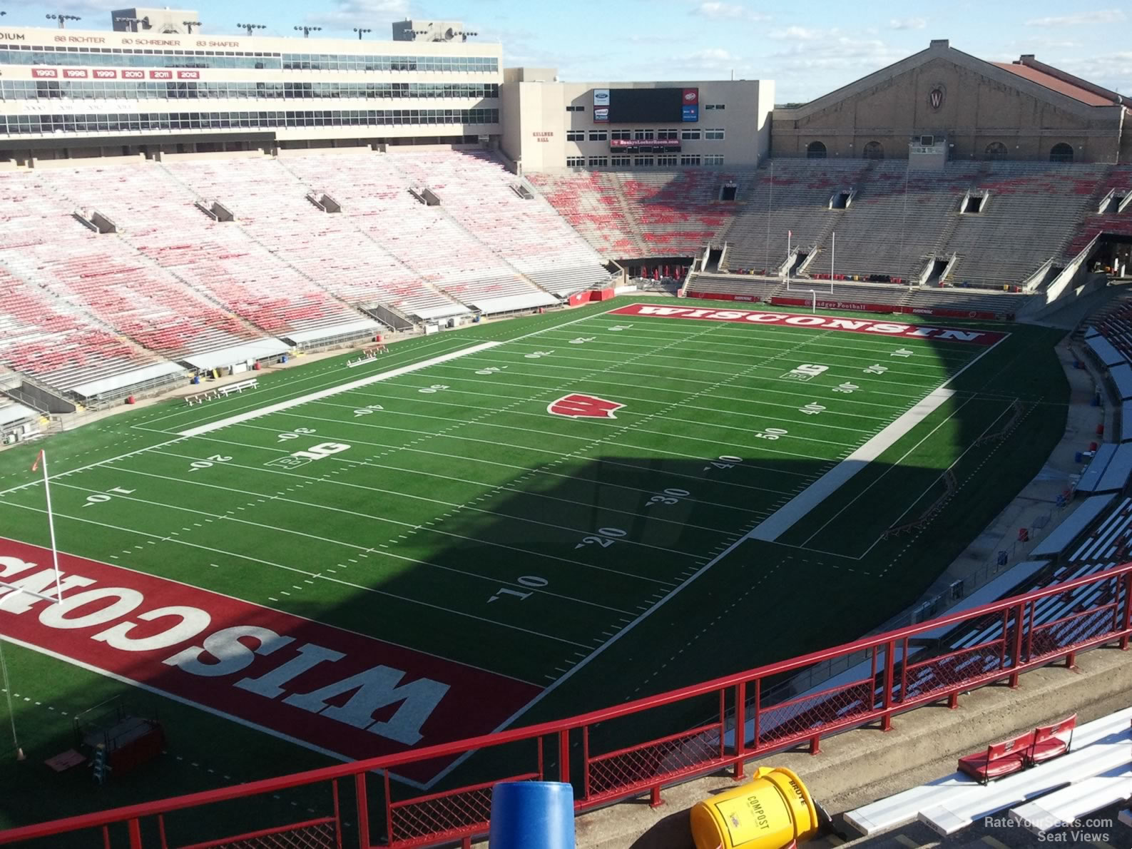 section ll, row 10 seat view  - camp randall stadium