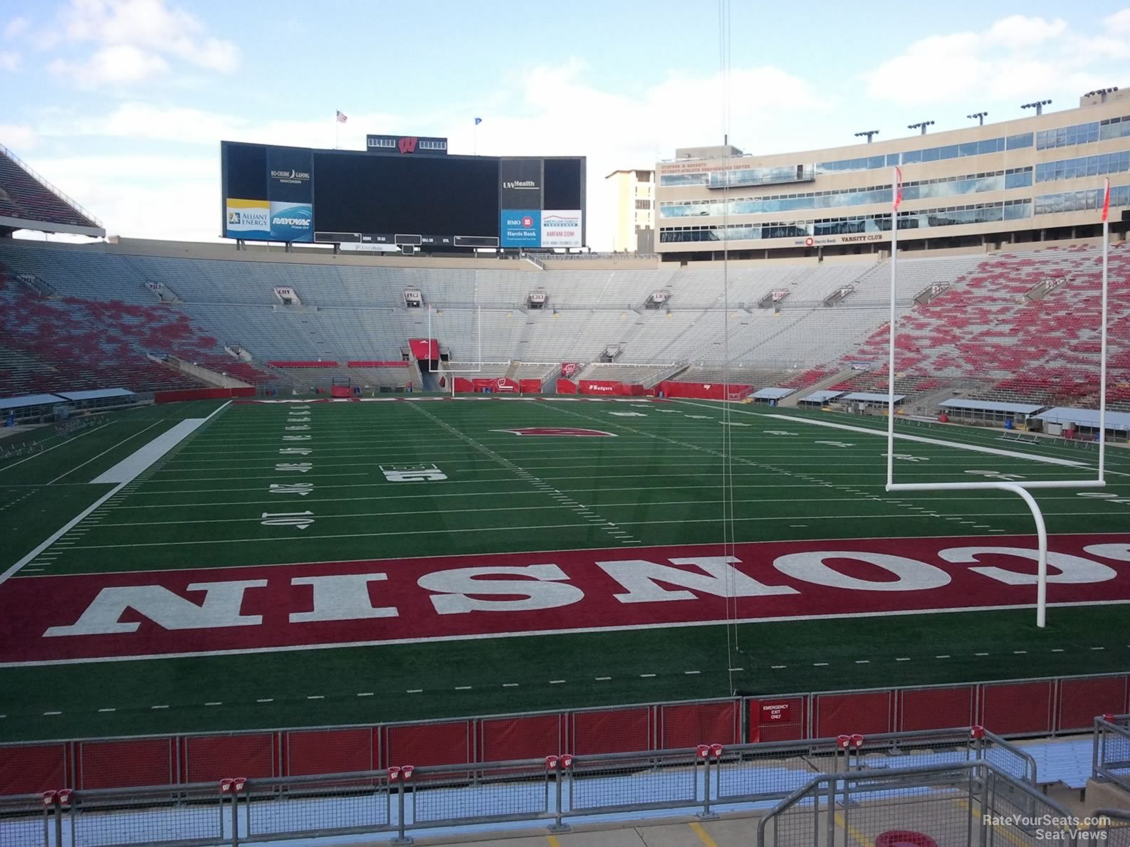 section z3, row 24 seat view  - camp randall stadium