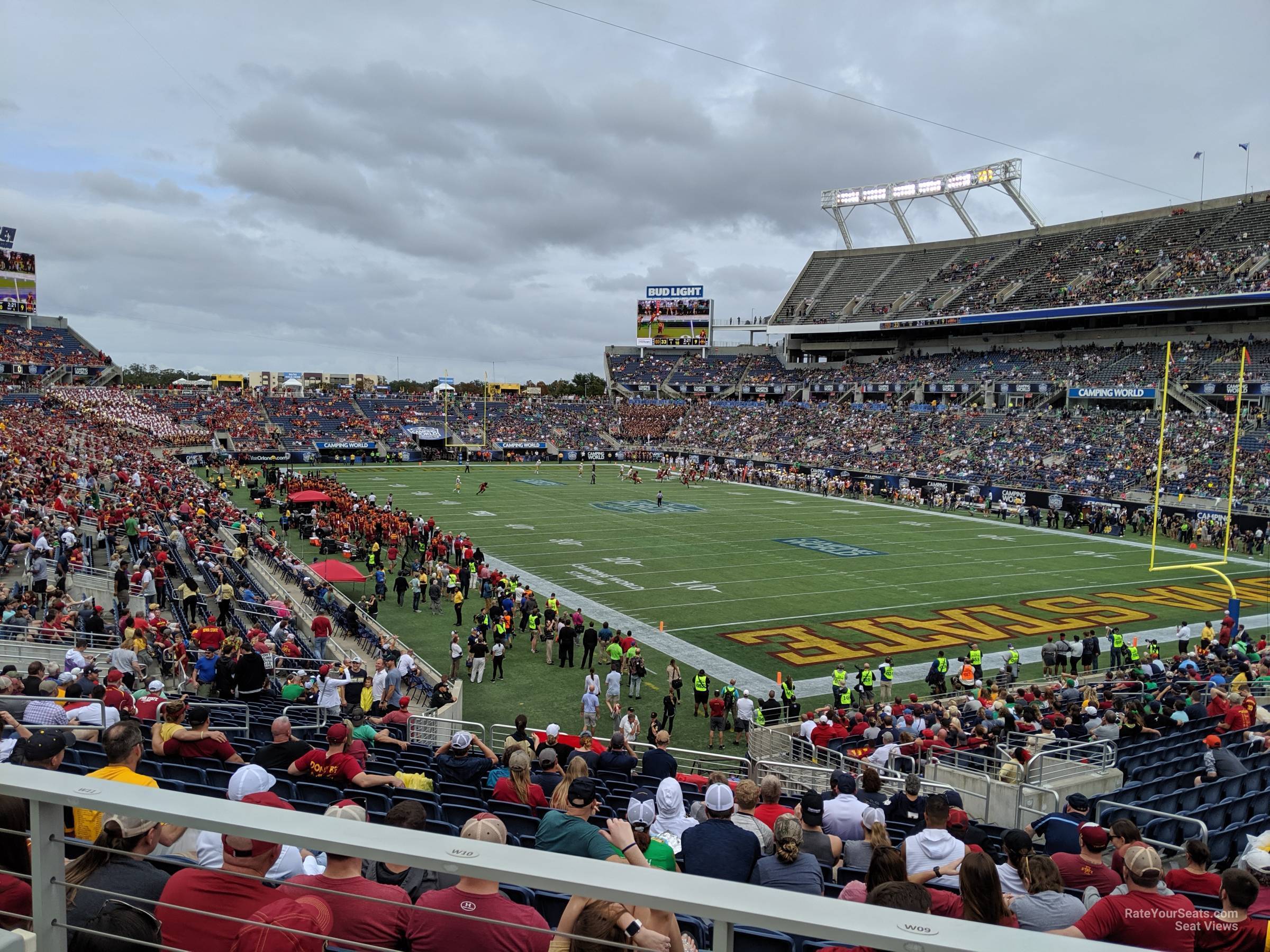 section 125 seat view  for football - camping world stadium