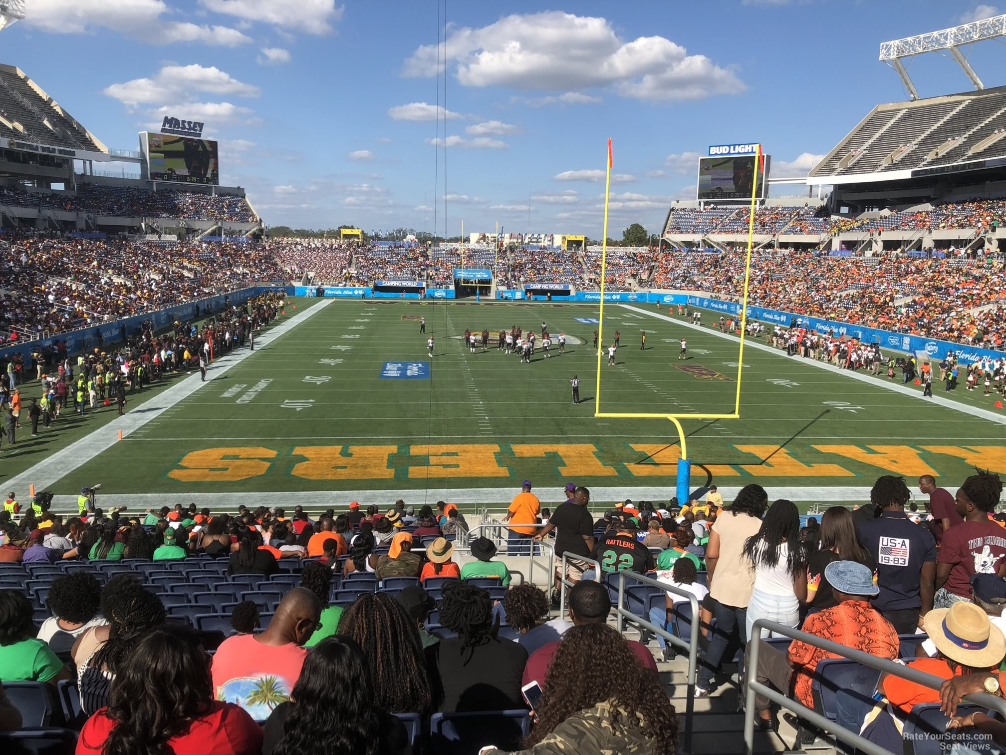 section 122, row ee seat view  for football - camping world stadium