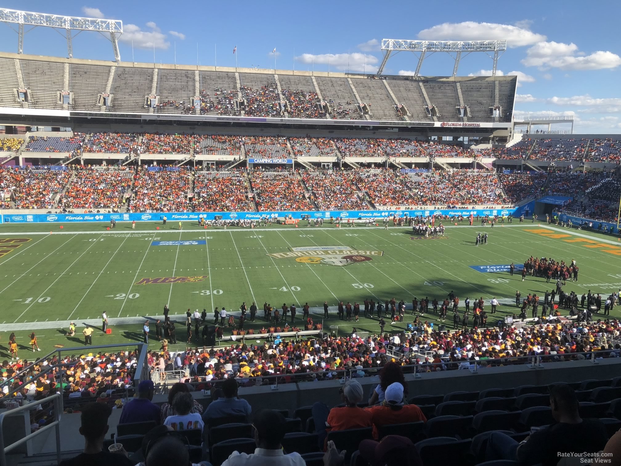 club 36, row m seat view  for football - camping world stadium