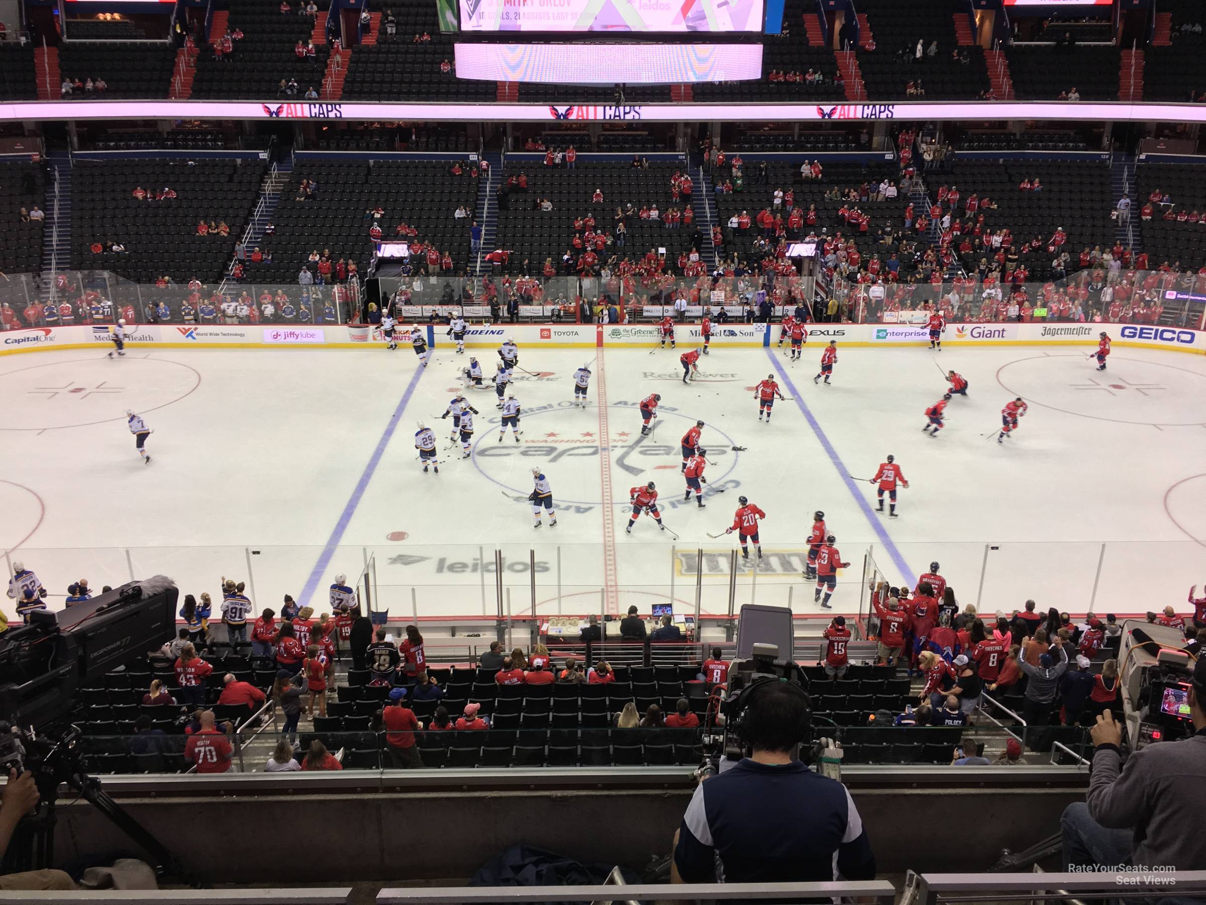 section 215, row e seat view  for hockey - capital one arena