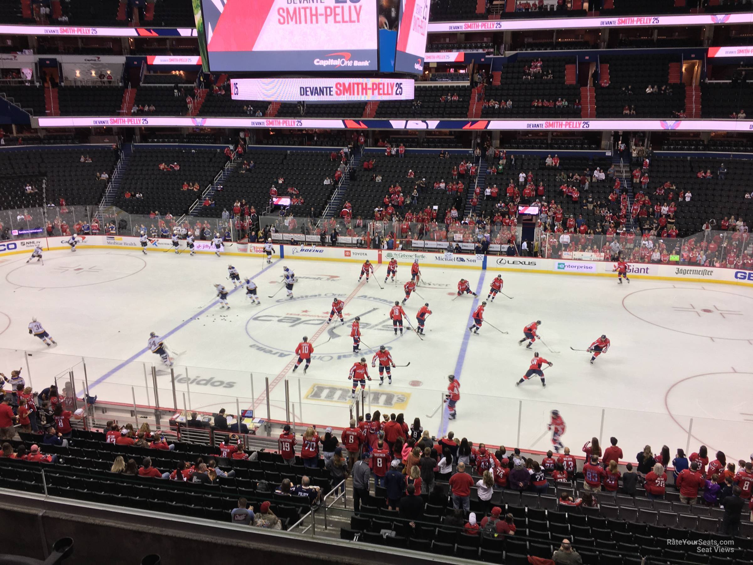 section 216, row e seat view  for hockey - capital one arena