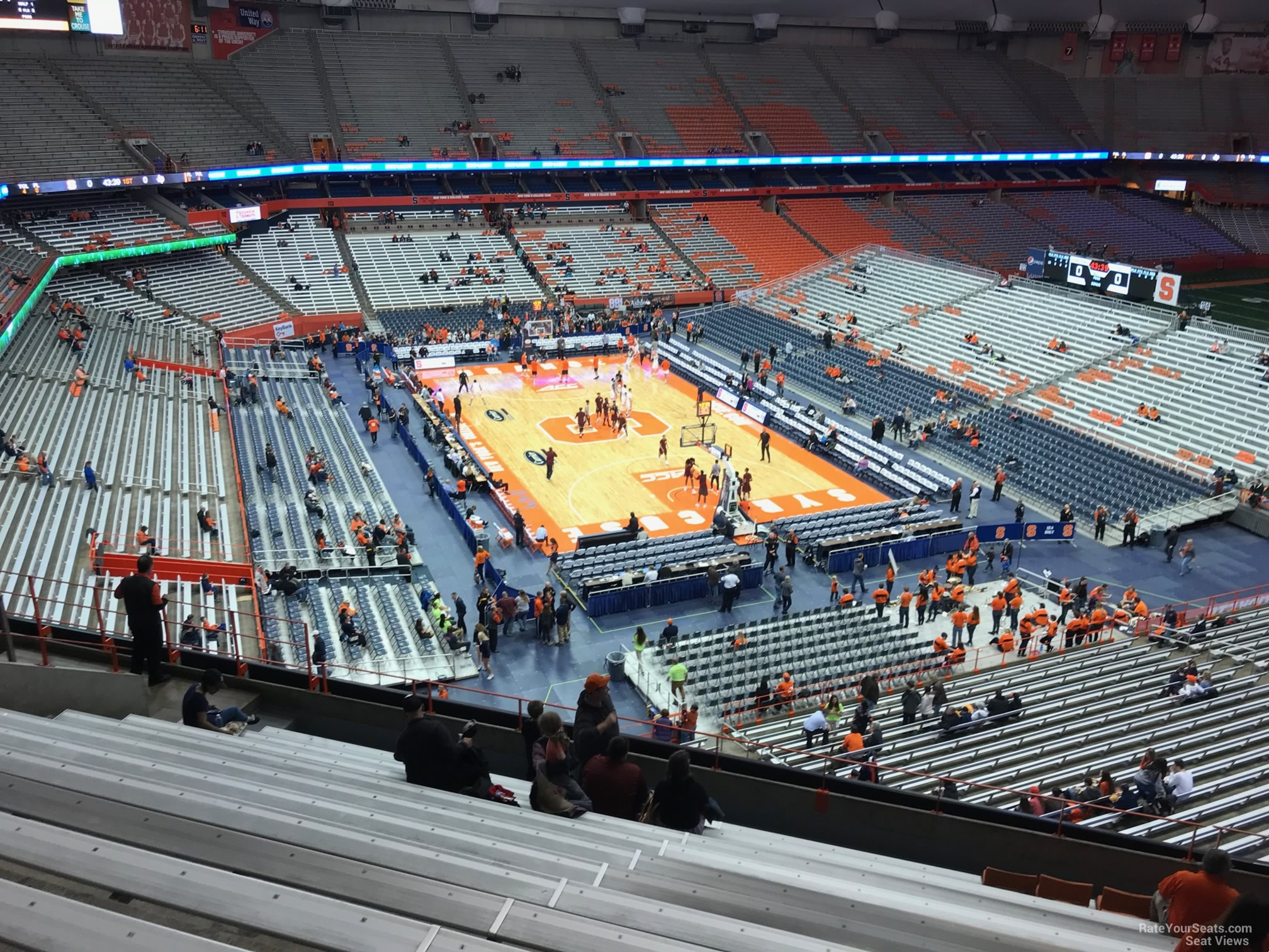section 305, row m seat view  for basketball - carrier dome