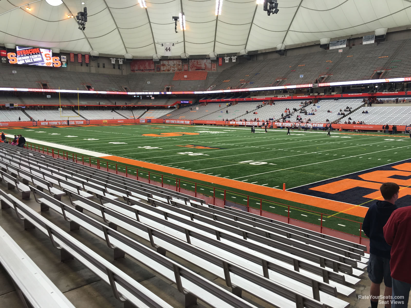 section 112, row m seat view  for football - carrier dome