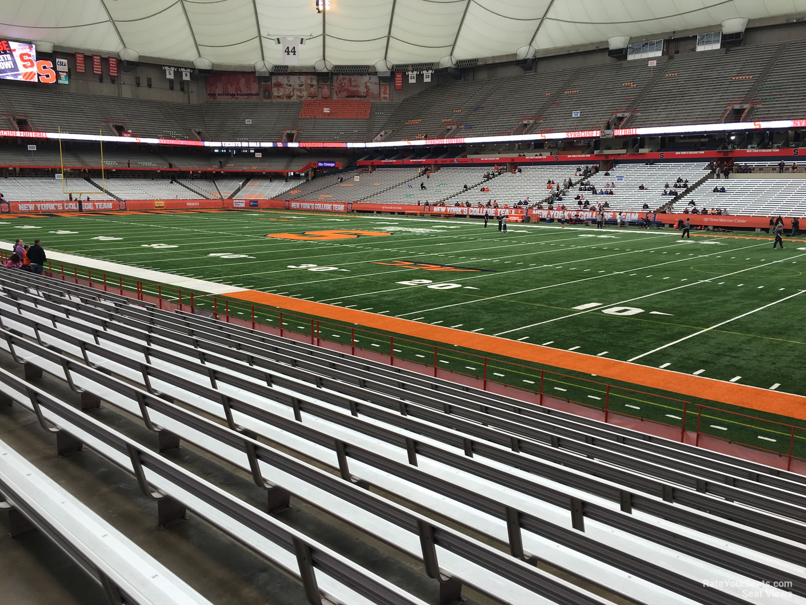 section 113, row m seat view  for football - carrier dome