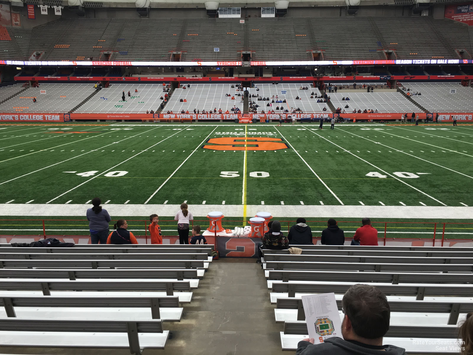 section 116, row m seat view  for football - jma-wireless-dome