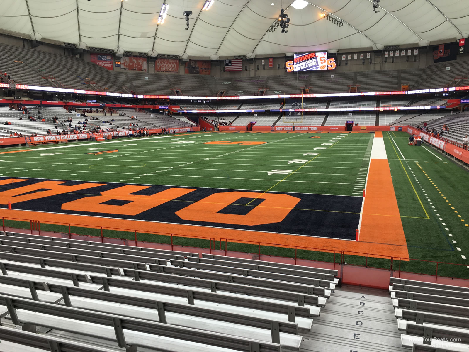 section 122, row m seat view  for football - jma-wireless-dome