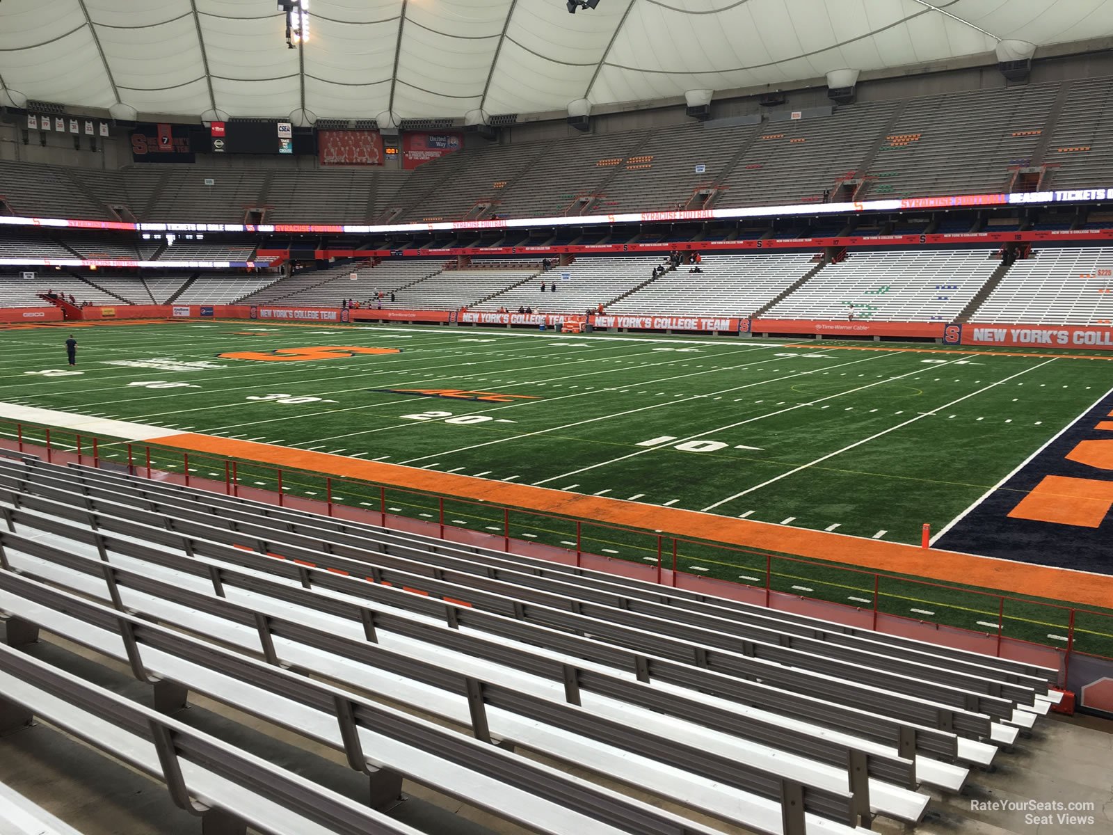 section 128, row m seat view  for football - jma-wireless dome