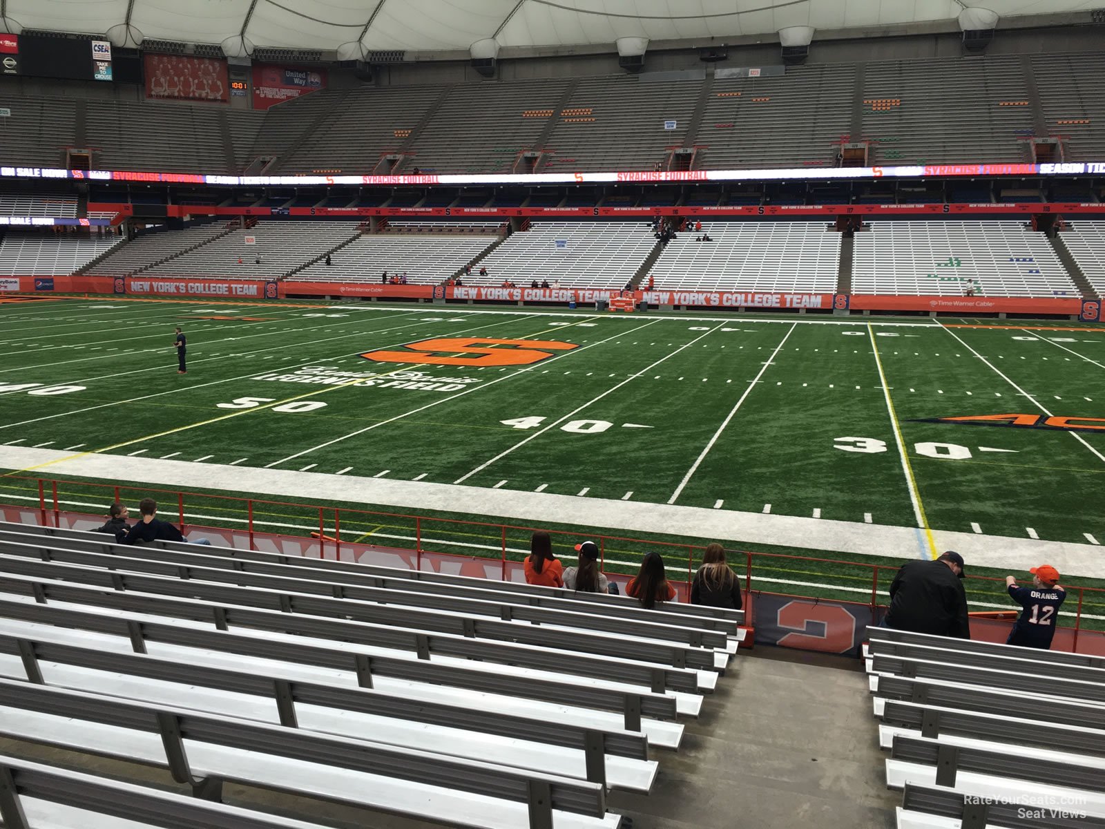 section 130, row m seat view  for football - jma-wireless-dome