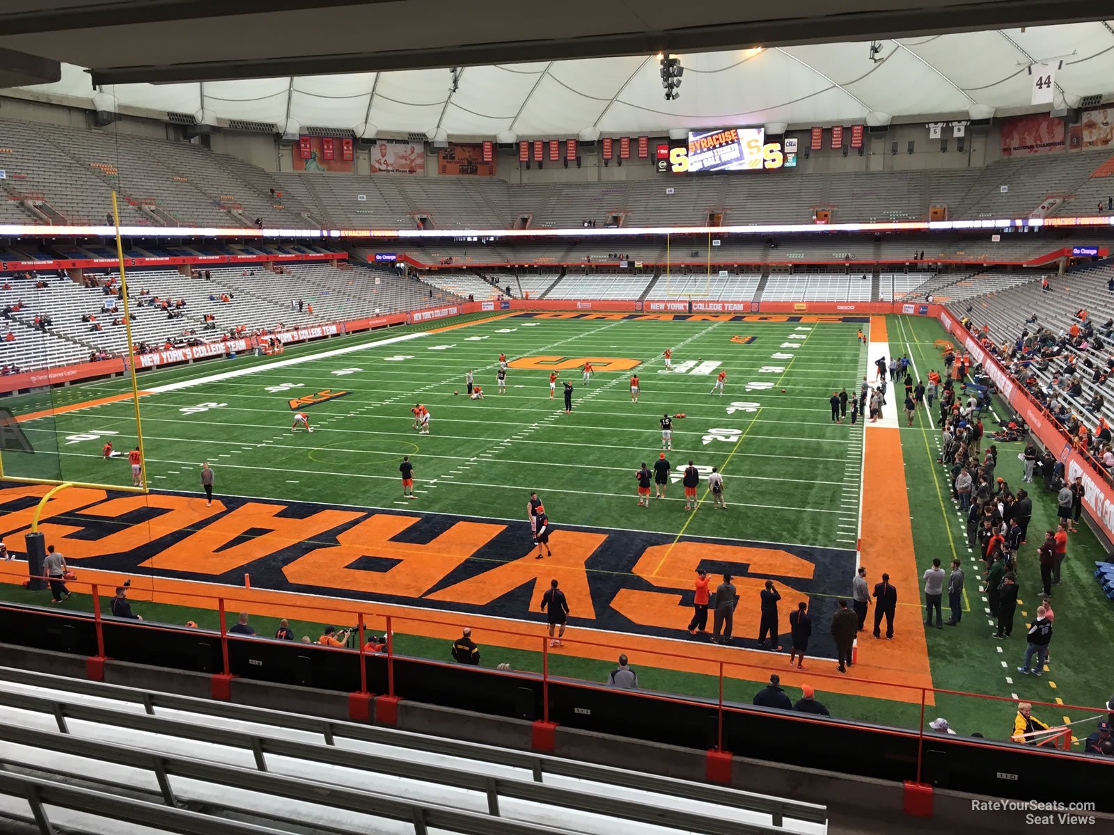 section 210, row h seat view  for football - jma-wireless-dome
