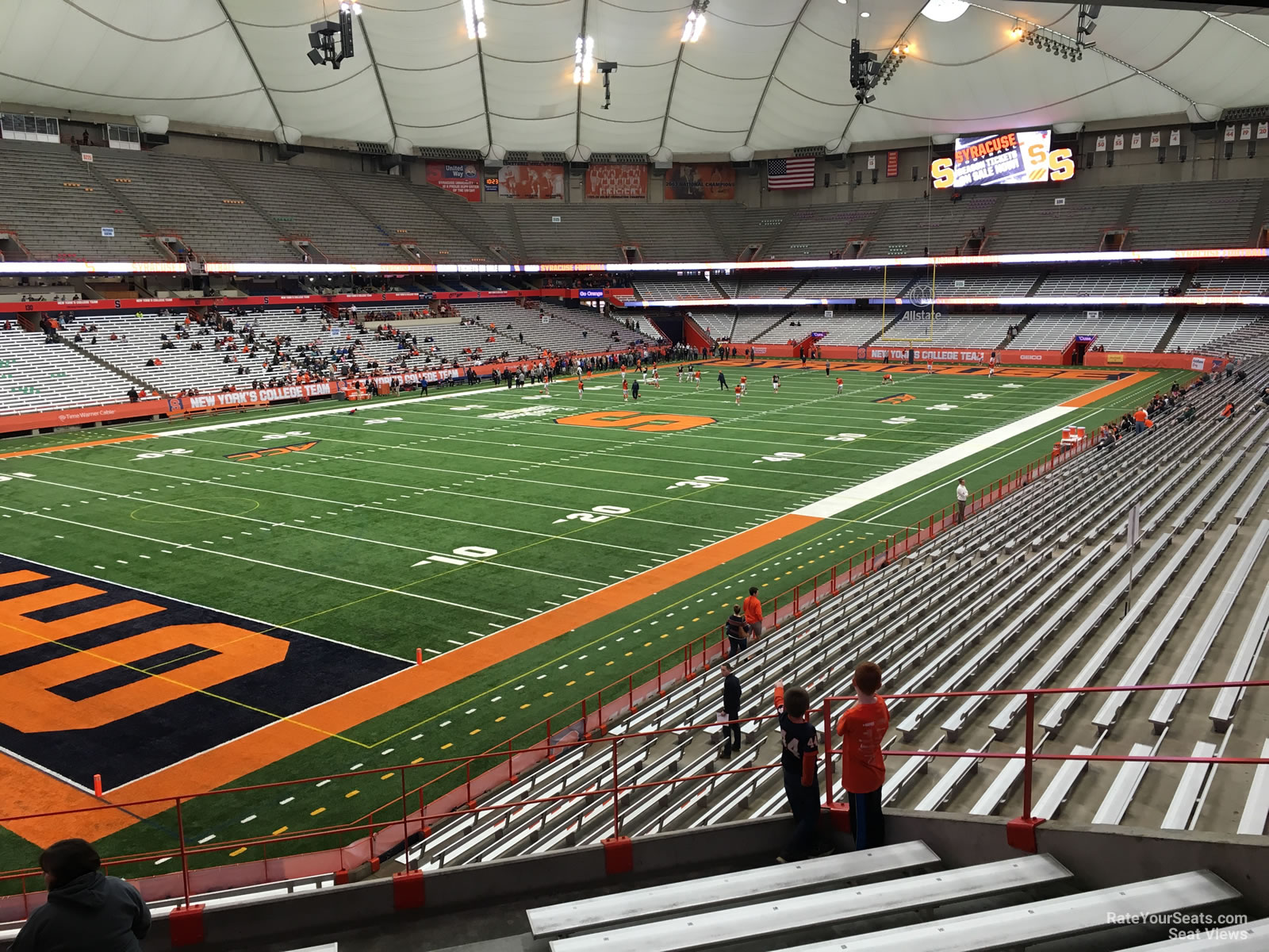 section 244, row h seat view  for football - carrier dome