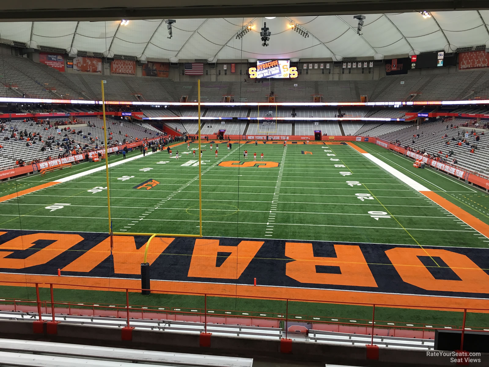 section 247, row h seat view  for football - carrier dome