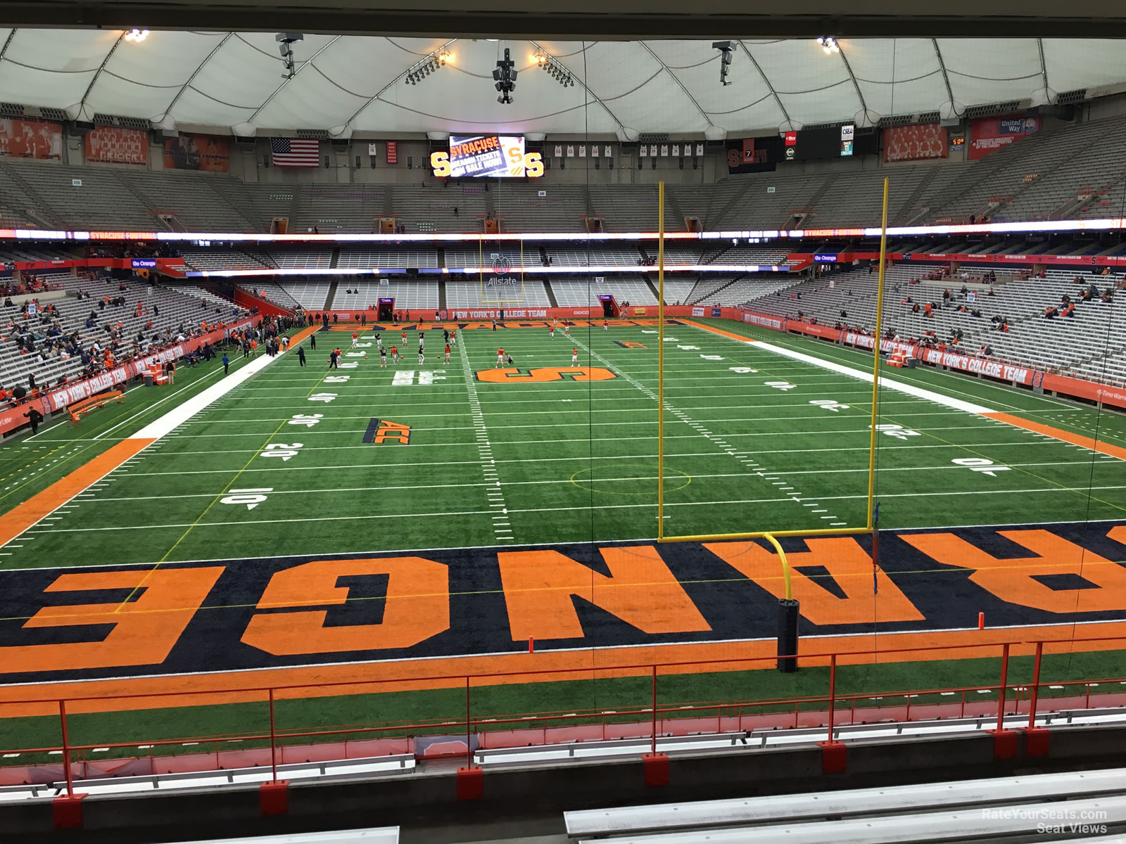 section 248, row h seat view  for football - carrier dome