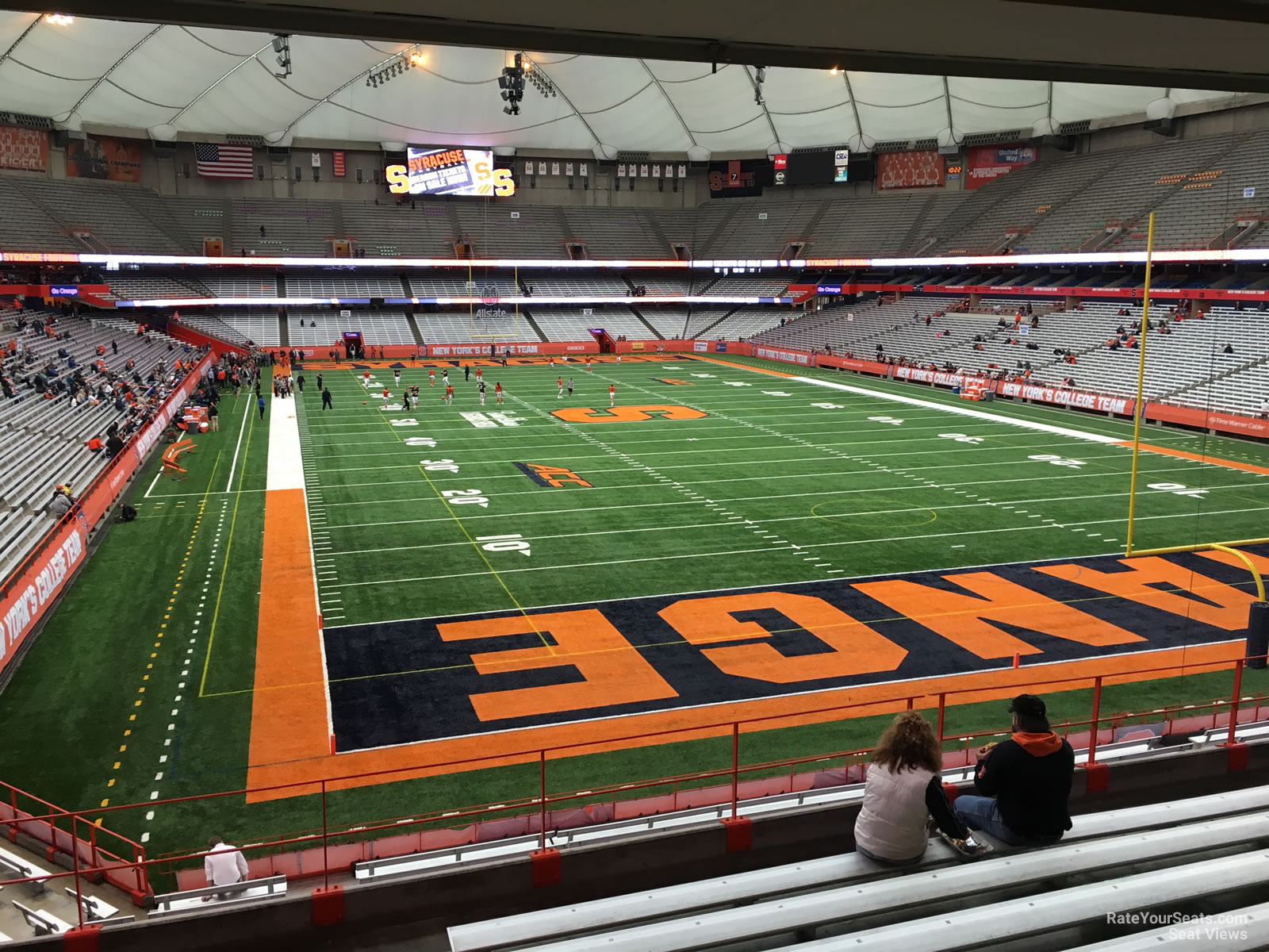 section 249, row h seat view  for football - carrier dome