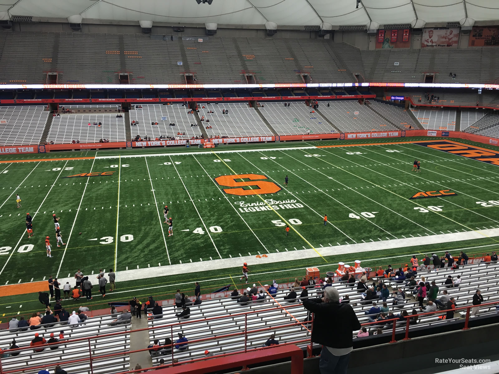 section 302, row p seat view  for football - carrier dome