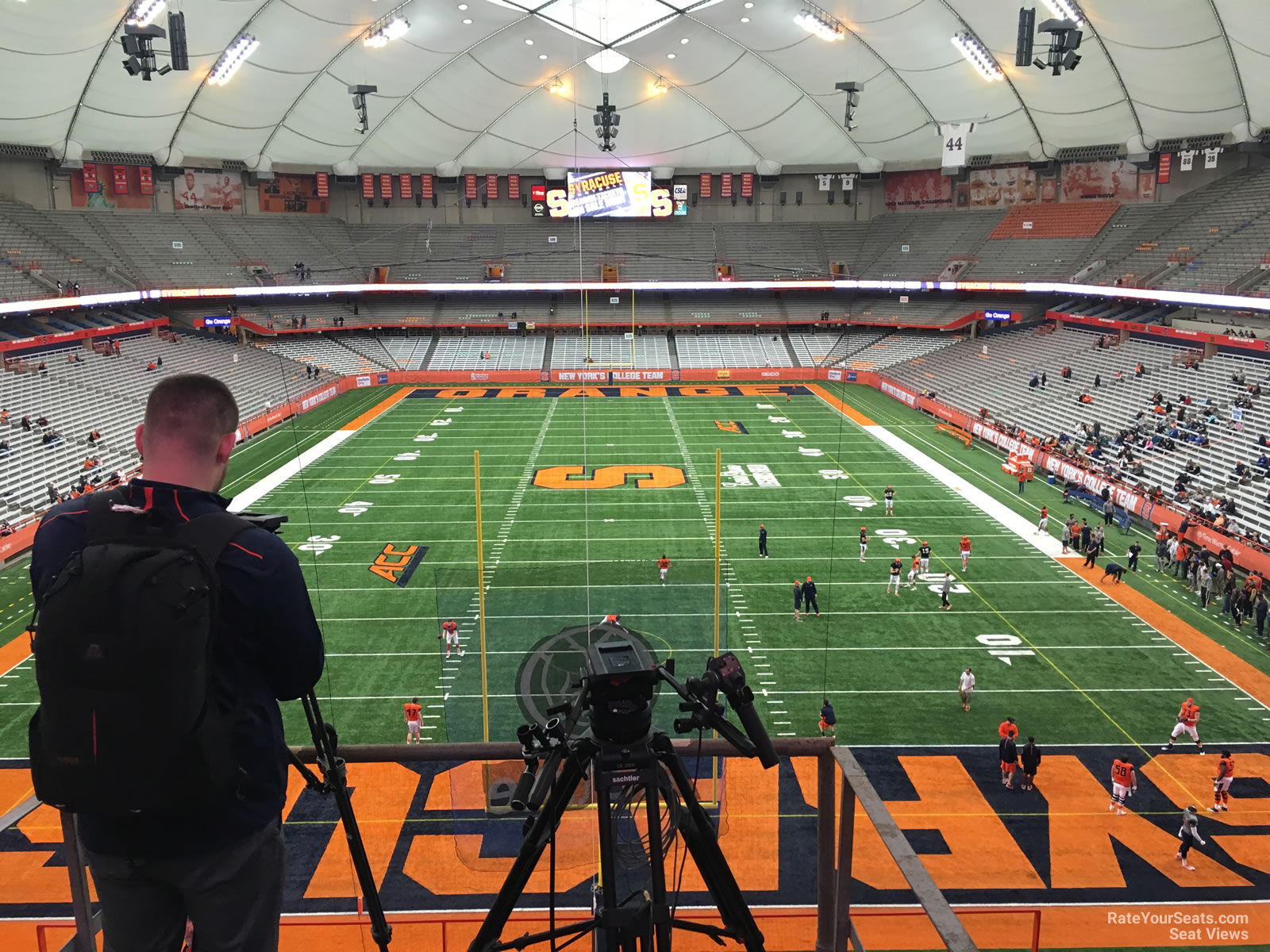 section 310, row p seat view  for football - carrier dome