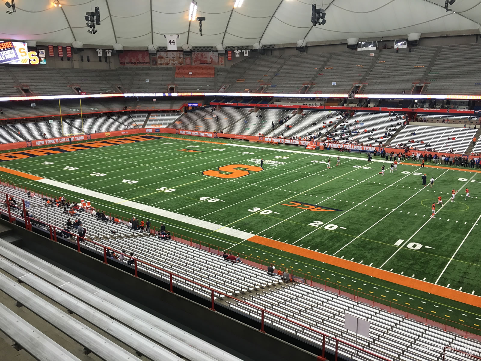 section 316, row p seat view  for football - carrier dome