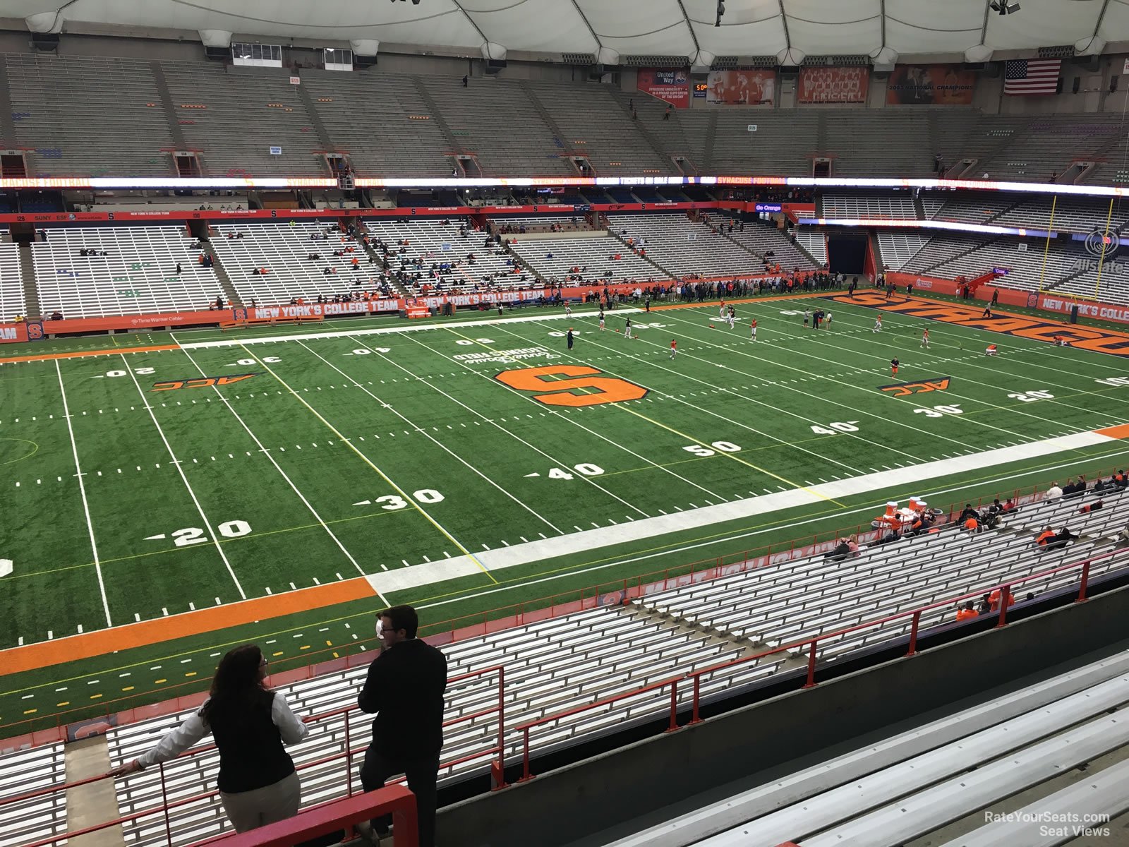 section 321, row p seat view  for football - carrier dome