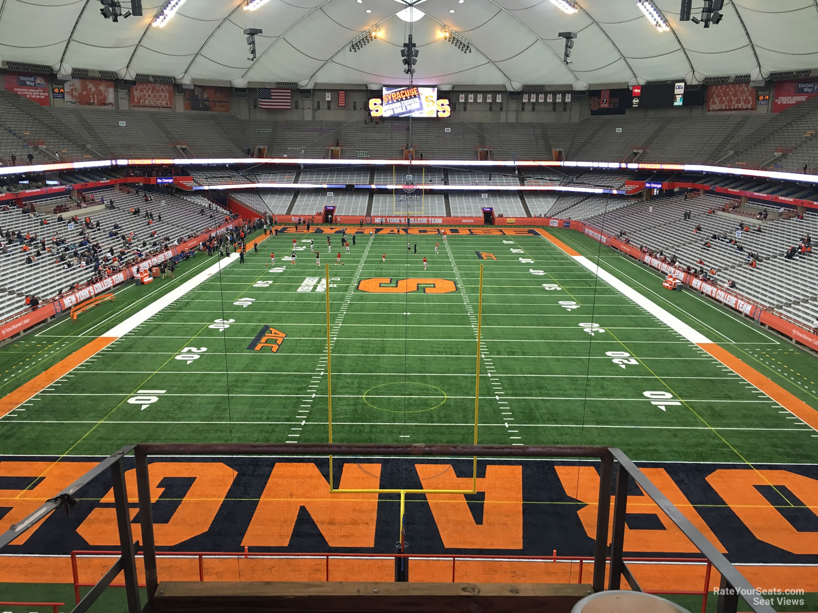 section 328, row p seat view  for football - carrier dome